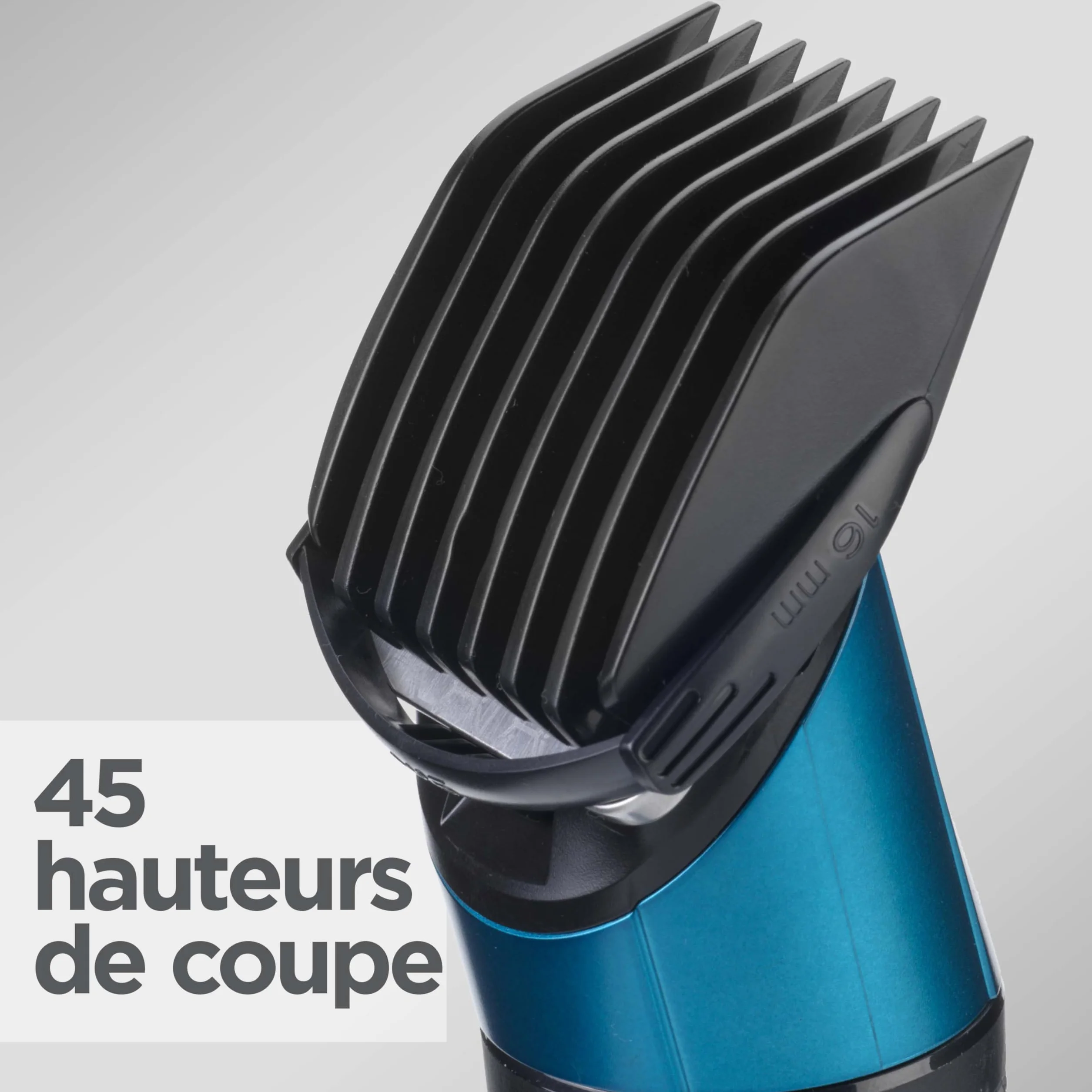 BaByliss Tondeuse cheveux lame acier japonais batterie lithium 160 min charge 3 h étui rangement rigide noir E990E