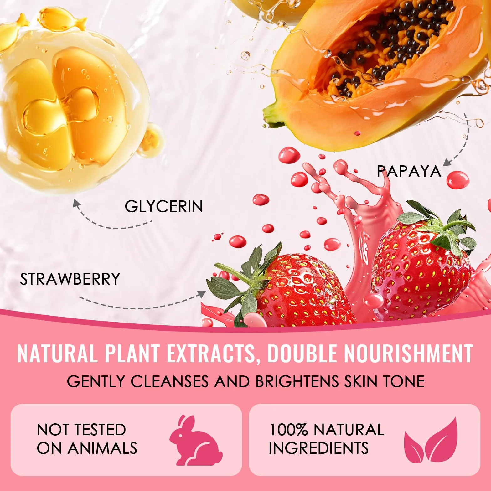 Masque Pied Peeling, Hornhaut Entfernung Fuß Peeling Maske, Hydratant, Nourrissant Pieds, Soin Réparateur (strawberry + papaya)