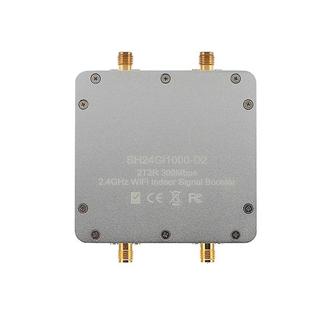 SH24Gi1000-D2 Amplificateur de Signal WiFi Double Antenne 1000mW 2.4G 2T2R / Amplificateur de Signal WiFi 300Mbps