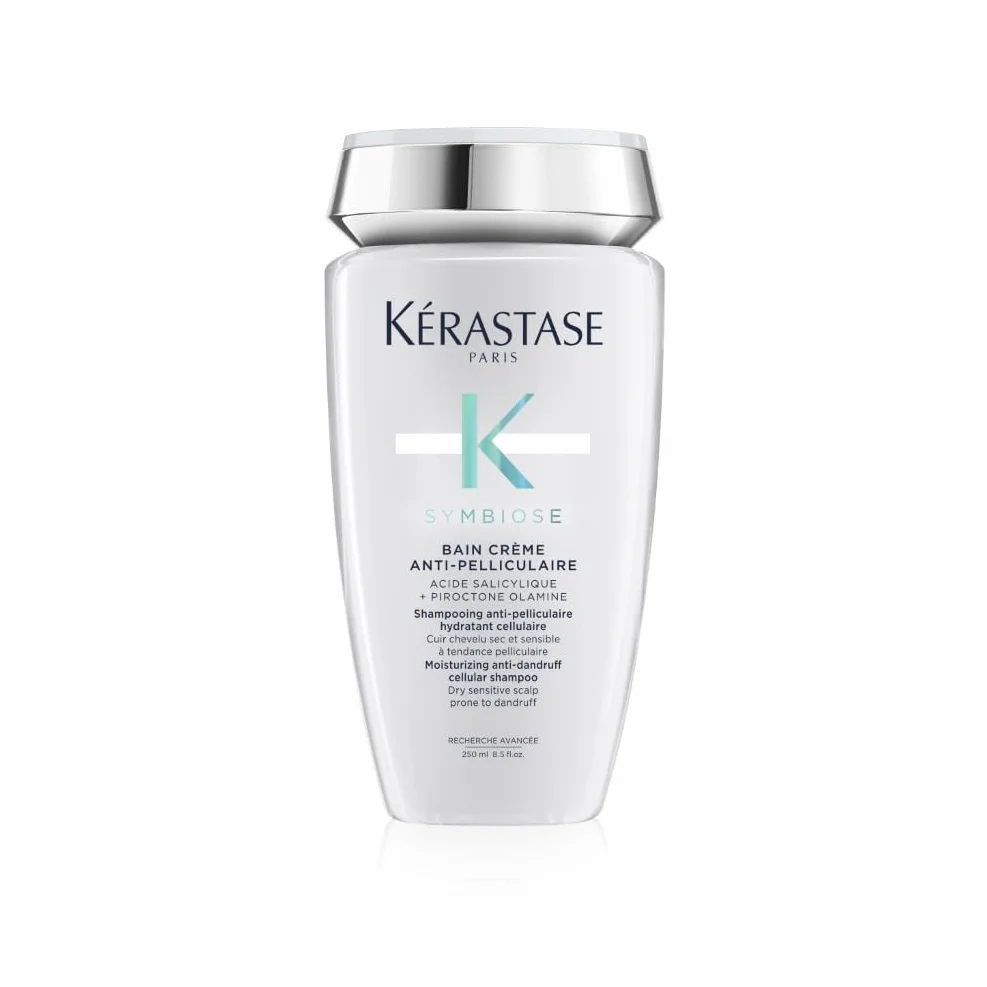 Kerastase Symbiose Bain Crème Pureté Shampoing Antipelliculaire 250 ml Acide Salicylique Sans Silicone Cuir Chevelu Gras Sensible