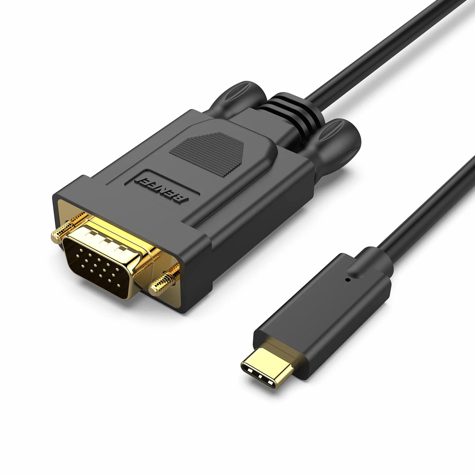 BENFEI Câble USB C vers VGA 0.9M USB Type-C Thunderbolt 3/4 pour iPhone 15 Pro Max MacBook Pro Air iPad Pro iMac S23 XPS 17 Surface Book 3