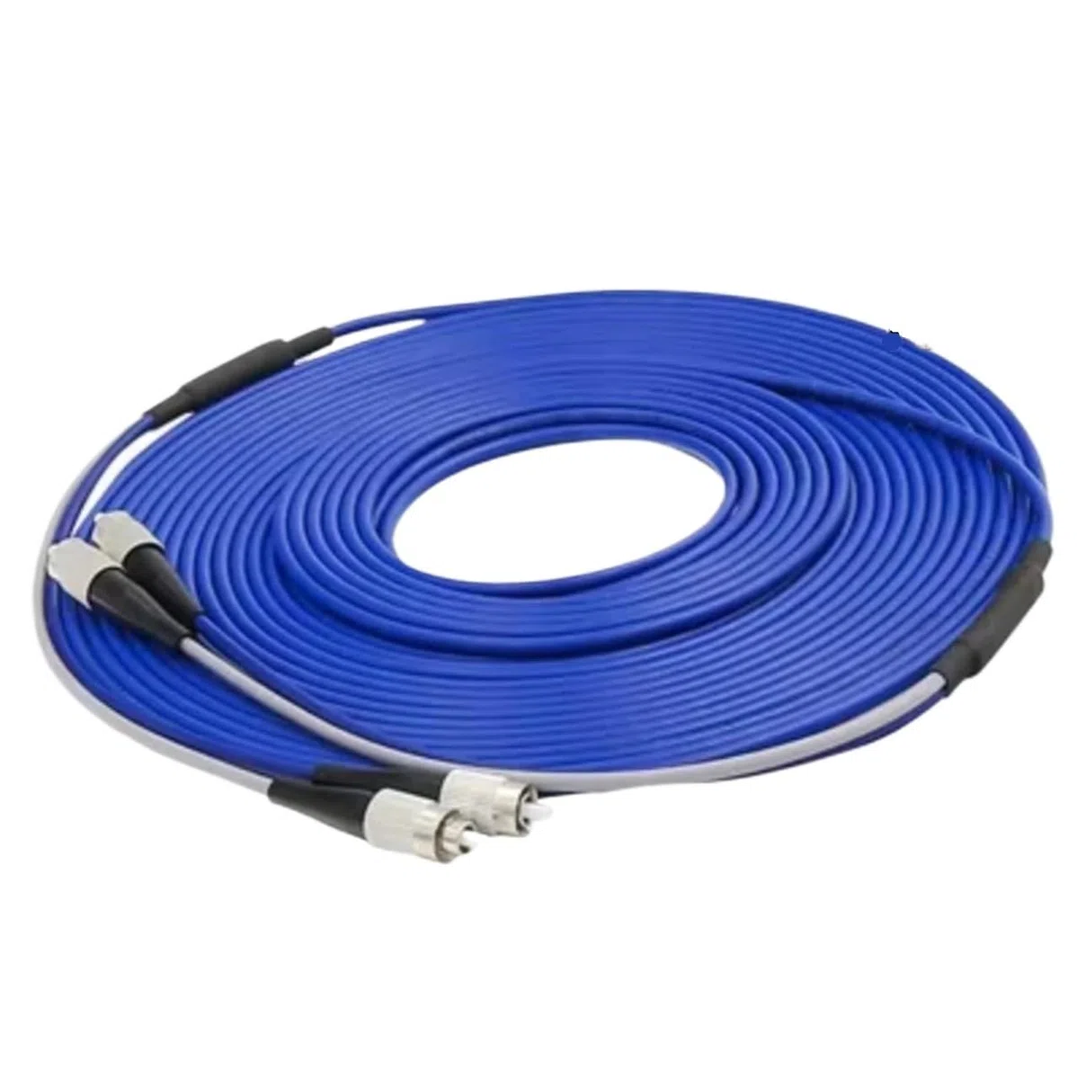 Câble de raccordement optique blindé à 2 cœurs | Cavalier SM FTTH monomode 40 m-120 m bleu(100m LC-LC)