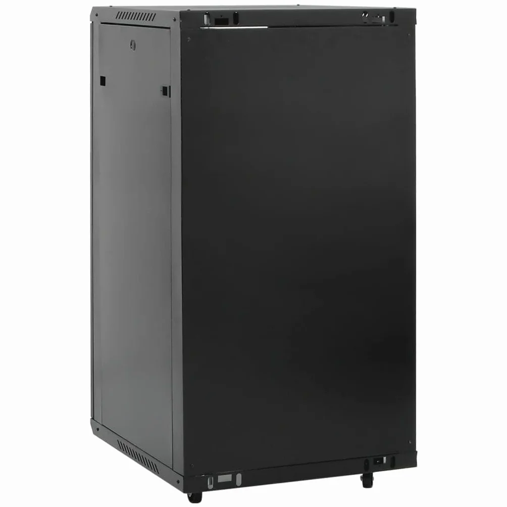 Armoire Rack Serveur, Armoire Réseau Coffret de réseau 22U 19" IP20 Noir 60x60x120 cm