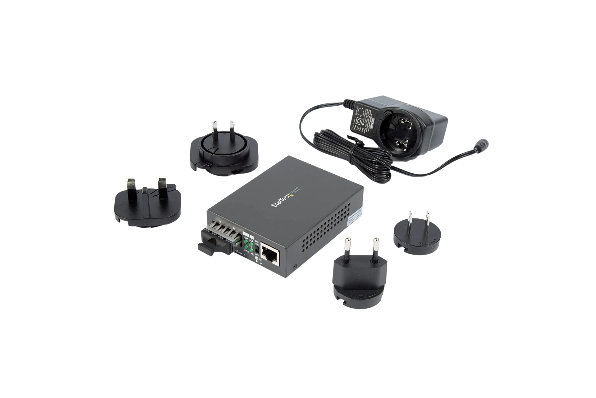 StarTech.com Convertisseur de média Gigabit Ethernet fibre optique SC multimode - 1000Base-SX - 550 m (MCMGBSCMM055)