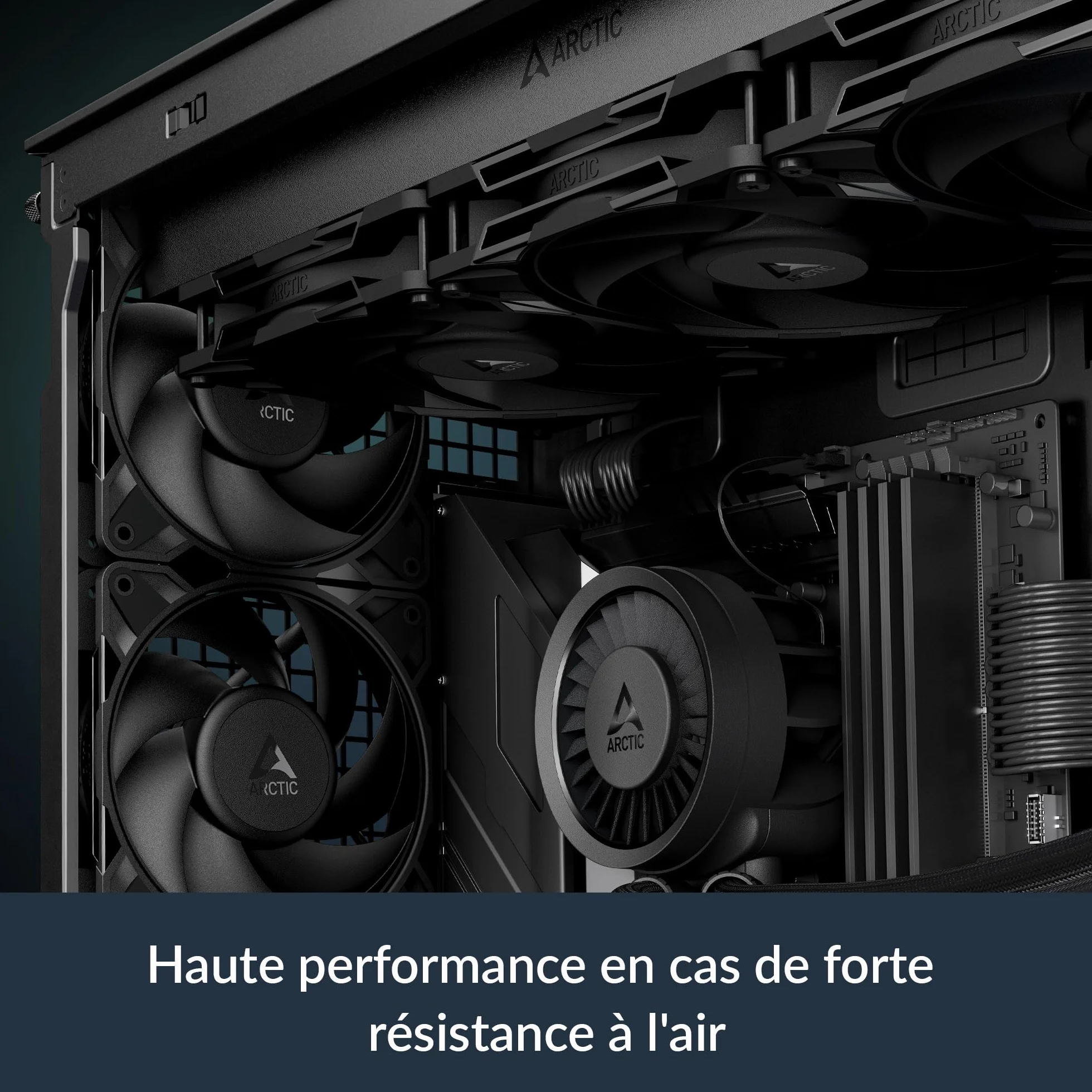 ARCTIC P12 Pro PST Ventilateur PWM 120 mm 600-3000 rpm Noir