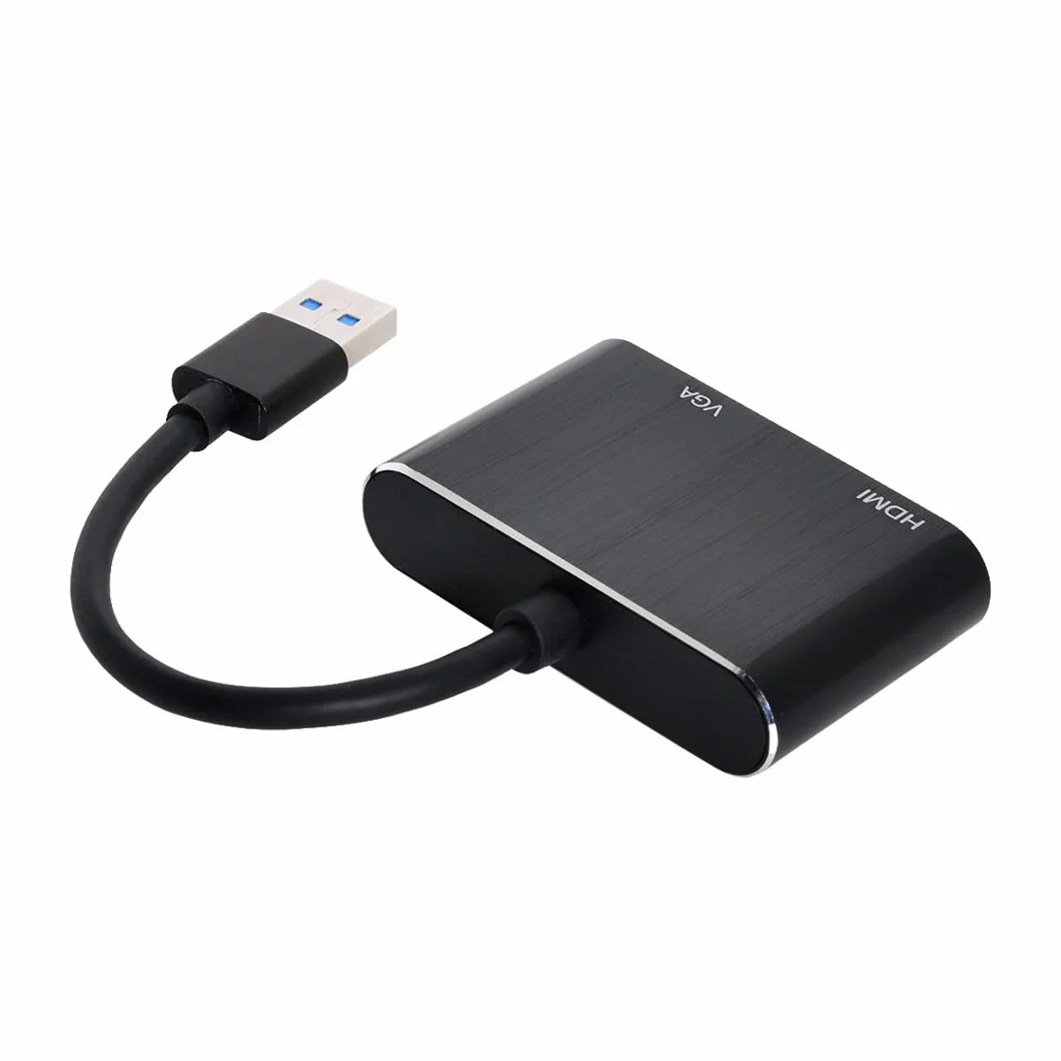 Cablecc Adaptateur USB 3.0 vers HDMI VGA Carte graphique externe pour ordinateur portable