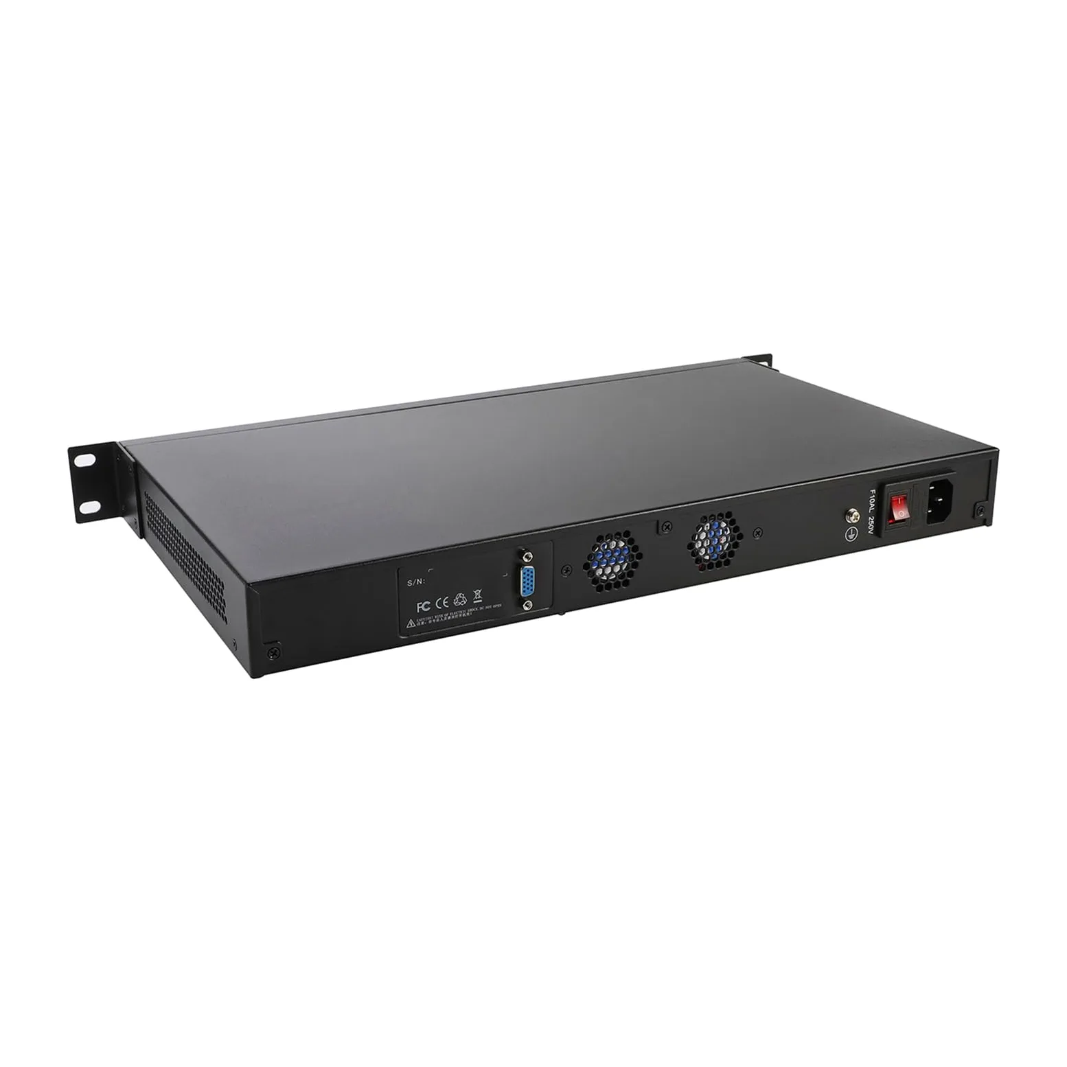 Firewall Hardware Appliance, Mikrotik, PFSense, OPNsense, 1U Network, VPN, Router PC, I7 4700MQ, RS11, 6 x I226-V 2.5GbE LAN, Console, VGA, SIM Slot, 4G RAM, 128G SSD