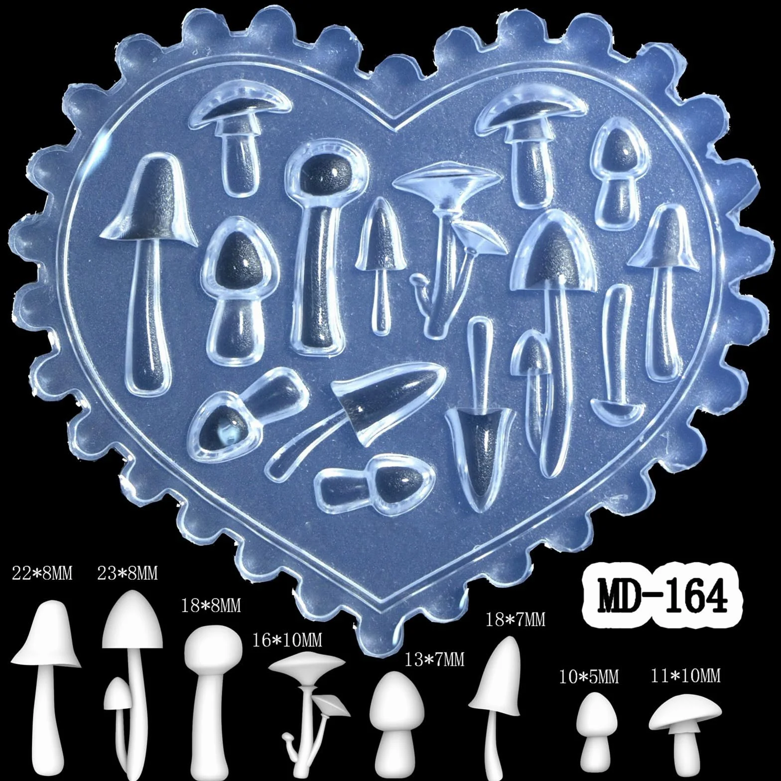 Moule en silicone pour ongles, créatif, motifs et designs, souple, adaptable