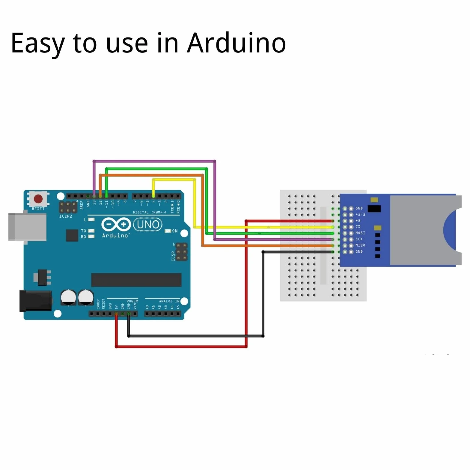 SD Card Reader Module Shield Compatible Arduino ESP Raspberry Pi