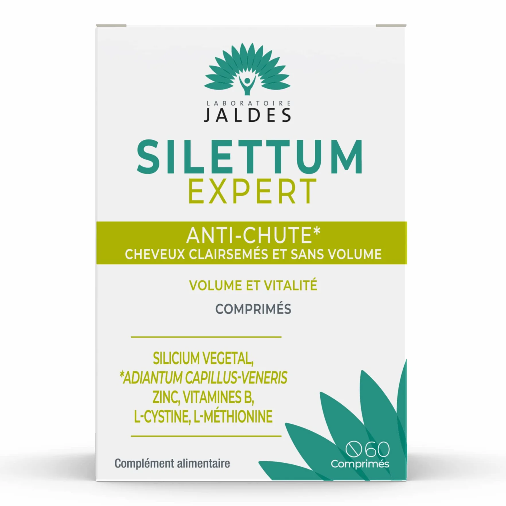Jaldes Silettum Expert Anti-Chute 180 Comprimés Freine la chute de cheveux