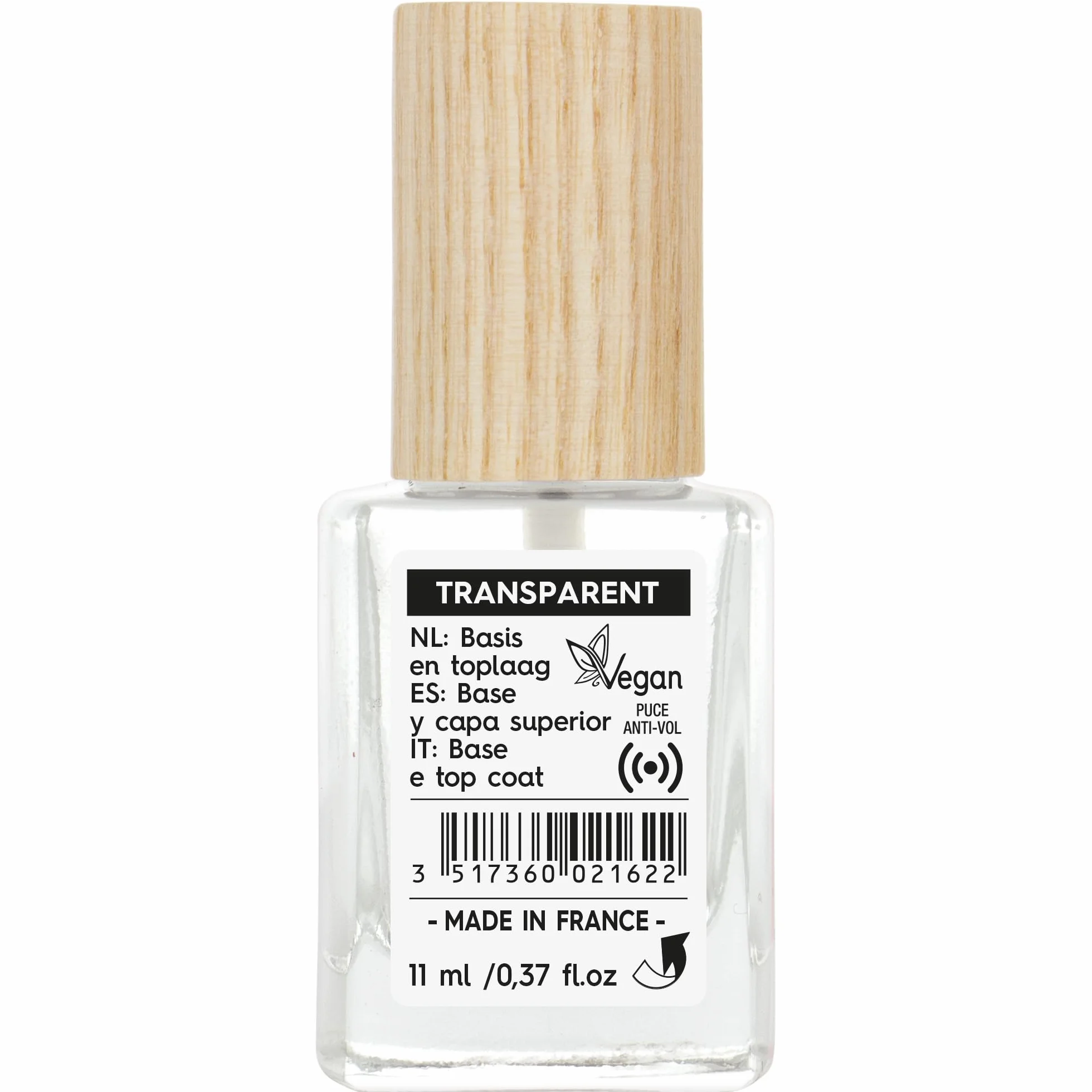LÉA NATURE SO BiO étic Base & Top Coat Transparent Fortifiant Vegan 11ml