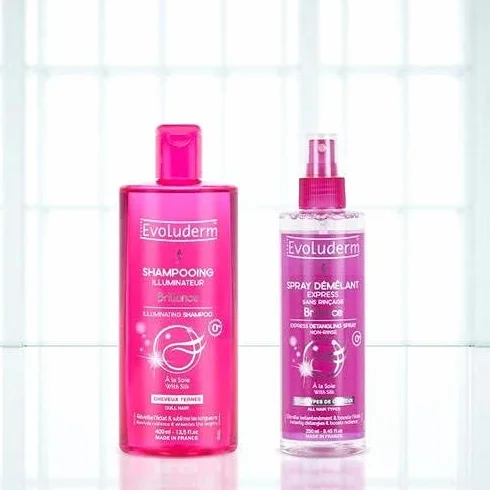 EVOLUDERM Spray Démêlant Express Brillance 250 ml 98% d'Origine Naturelle Fabrication Française