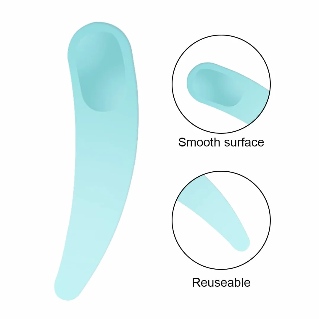 Spatules de maquillage crème 60pcs mini cuillère en plastique cosmétique pour visage masque