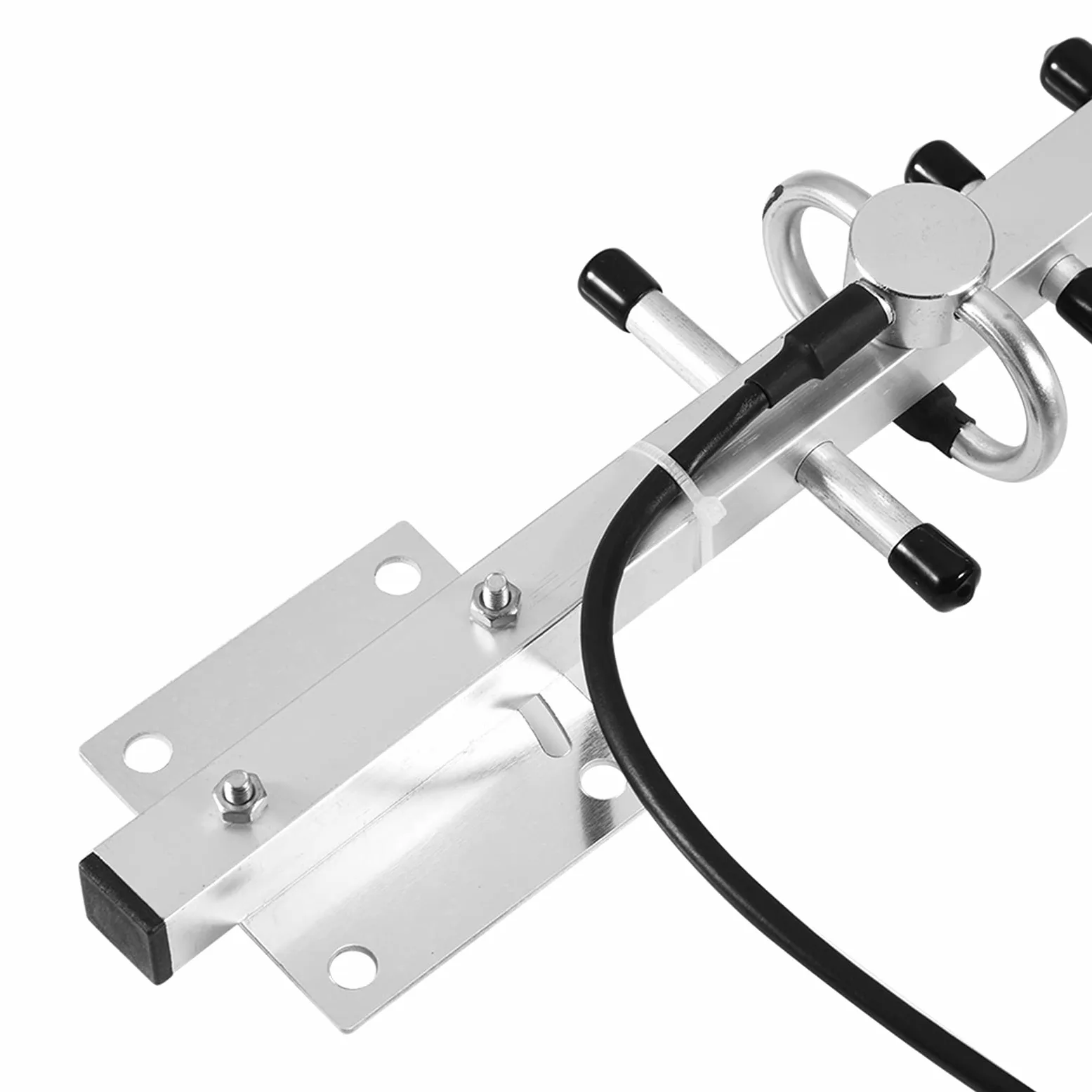 KIMISS Antenne Directionnelle Antenne Routeur sans Fil Argent Connecteur Rpsma 2.4Ghz 25Dbi Antenne sans Fil Directionnelle Routeur WiFi Câble Extérieur 2M