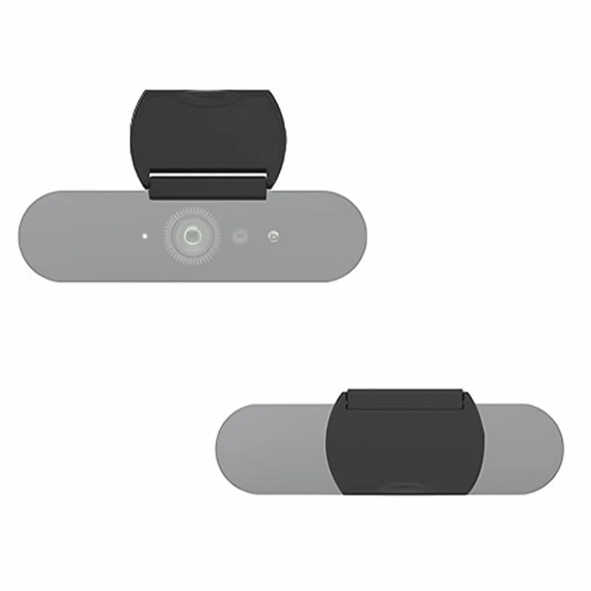 Lot de 2 caches Webcam Logi-Tech C1000e C920 C922 C930, Cache confidentialité caméra Noir
