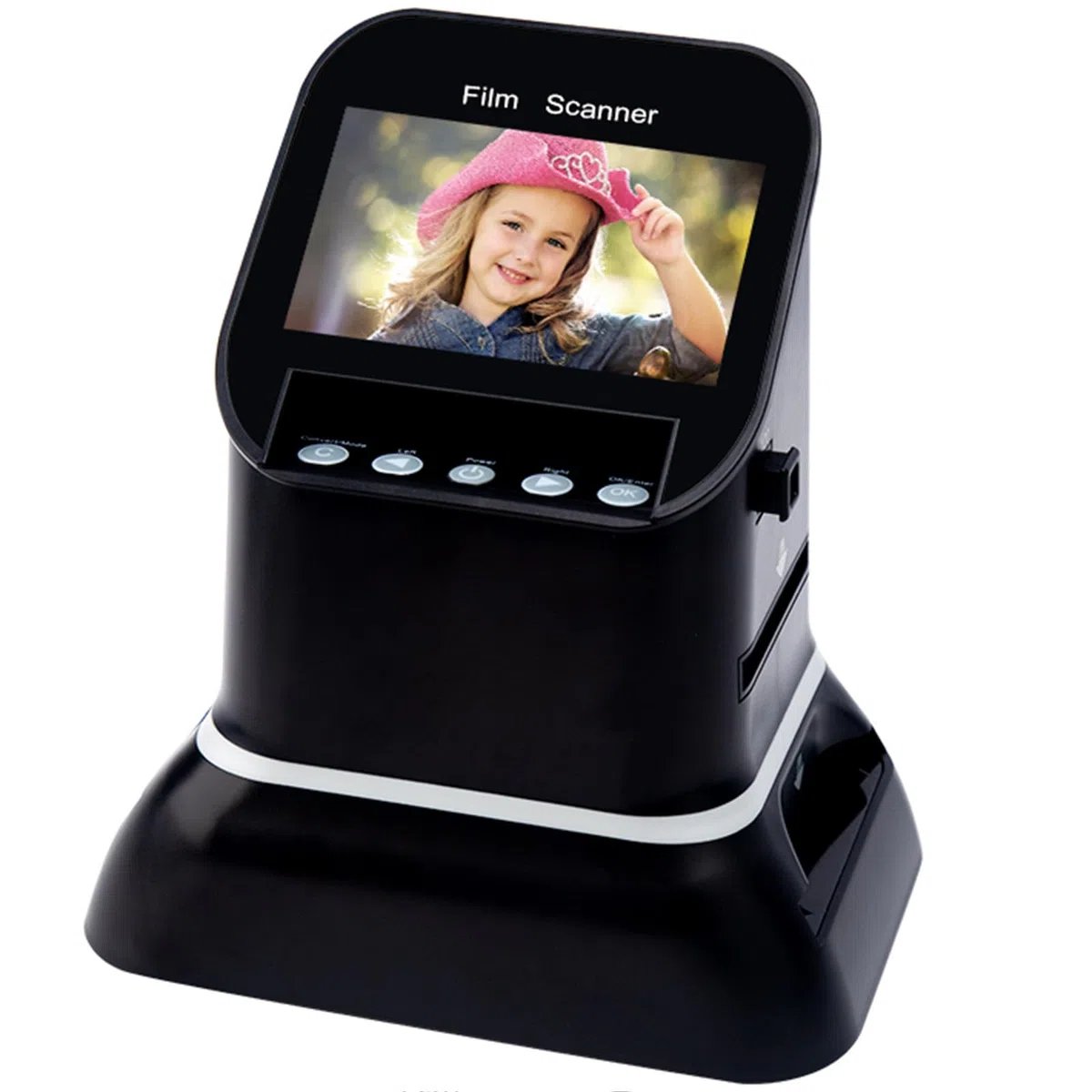 Scanner de Diapositives, USB/SD, écran LCD 4,3 Pouces, convertisseur de Film numérique 1080p, Prend en Charge Les Fonctions d'aperçu, de Lecture et d'édition d'images