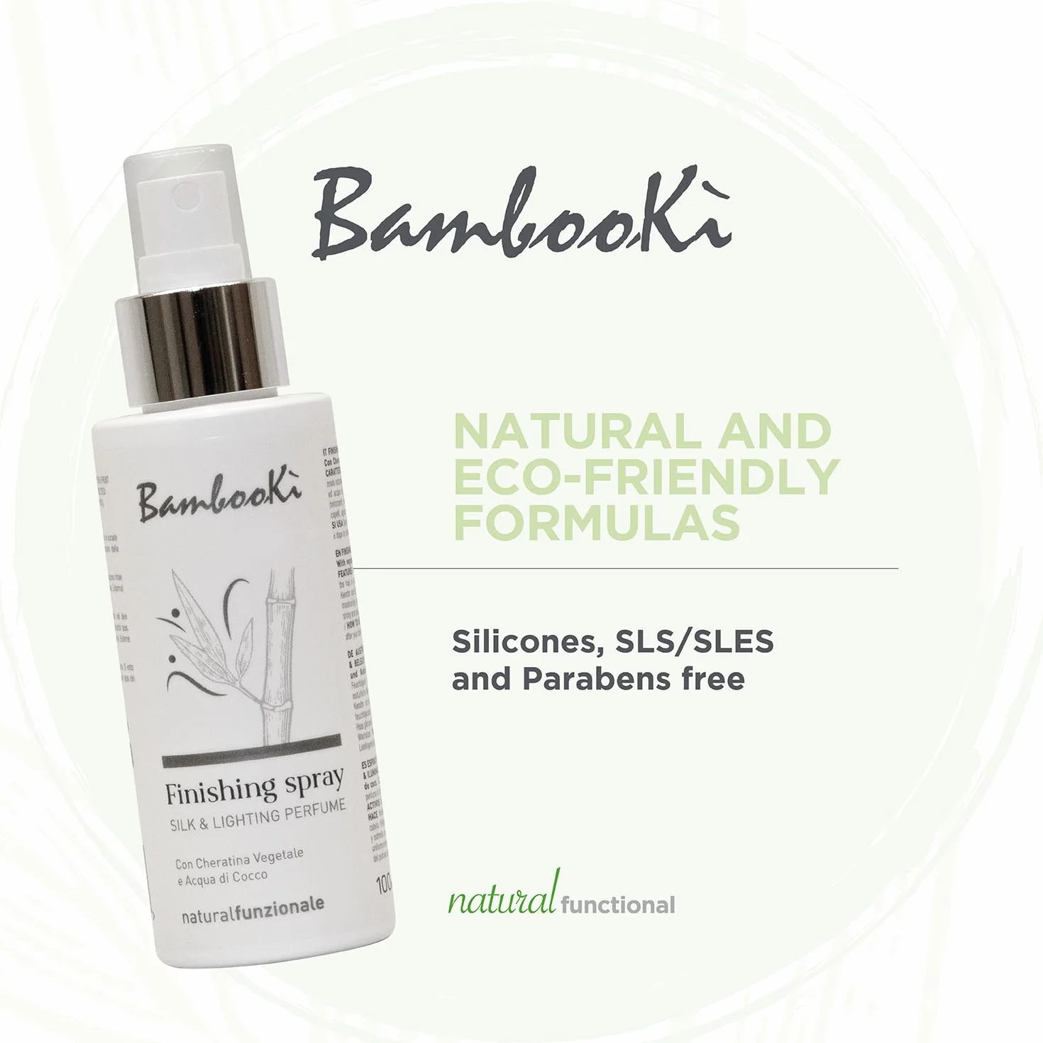 Parfum pour Cheveux Professionnel Silk & Lightning BambooKì, Brume 100 ml