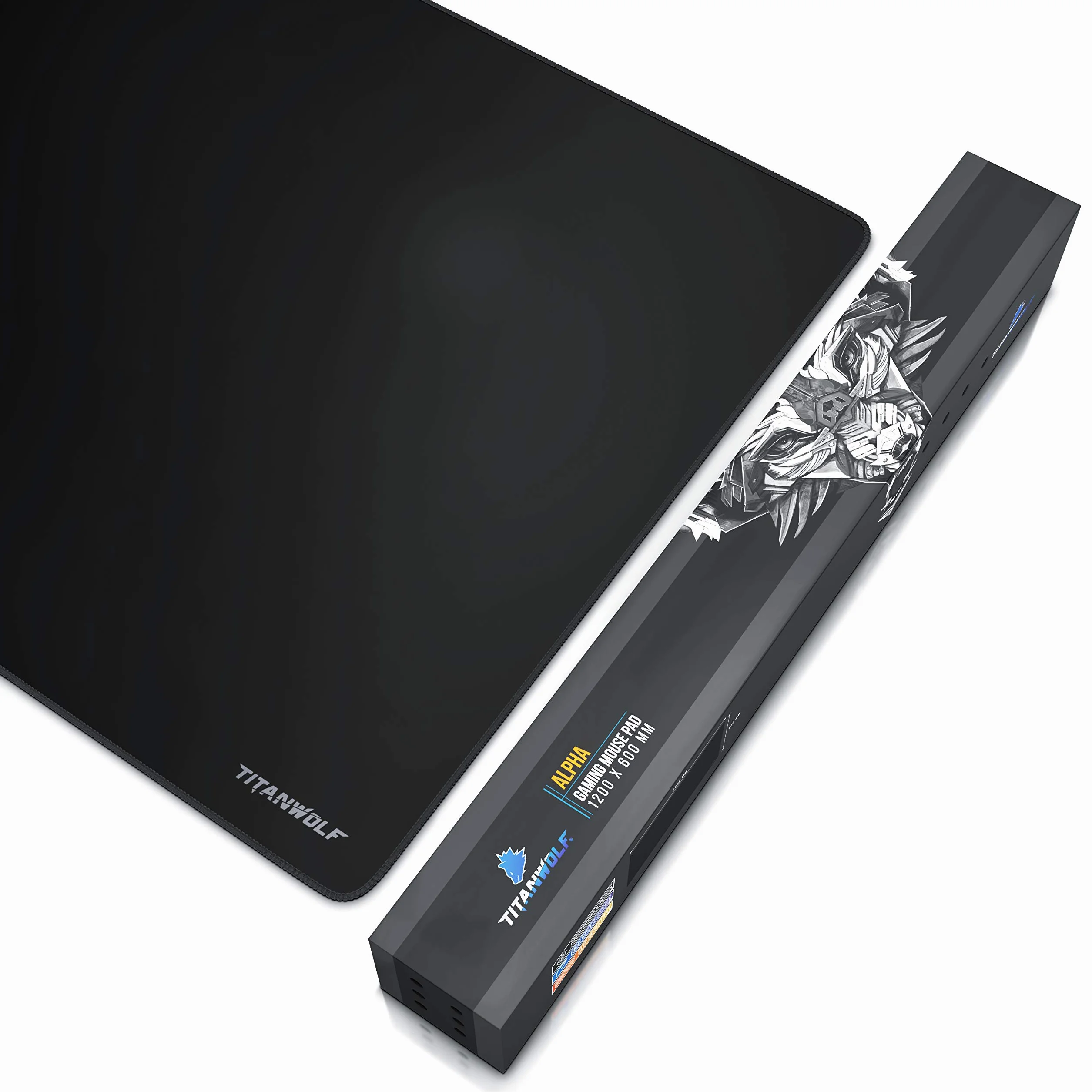 Titanwolf Tapis de Souris de Jeu 1200 x 600 mm XXXL Grand Taille pour Souris et Clavier Logitech