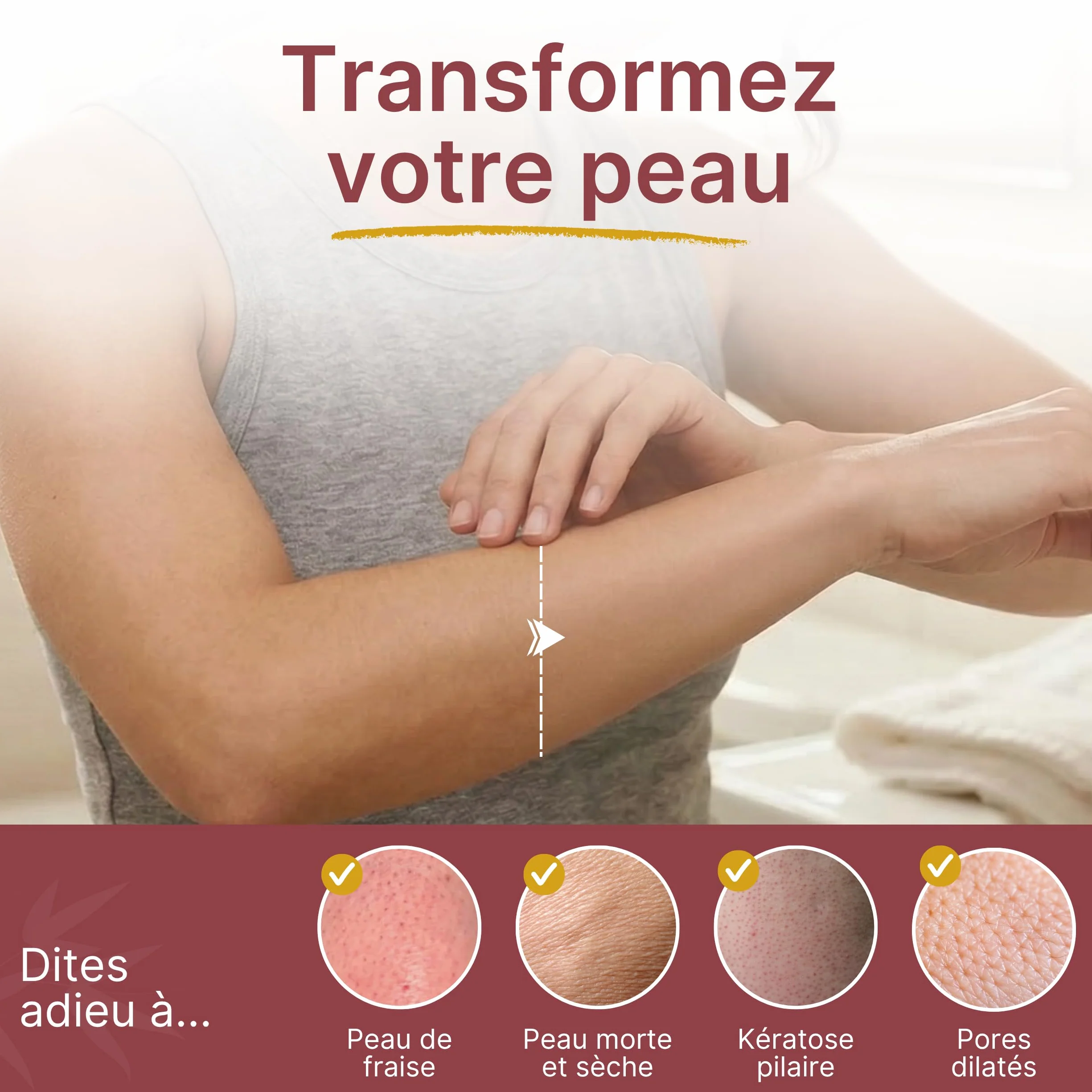 Gants Exfoliants Corps Kessa Fibres Végétales Gommage Douche Hammam 2 Unités