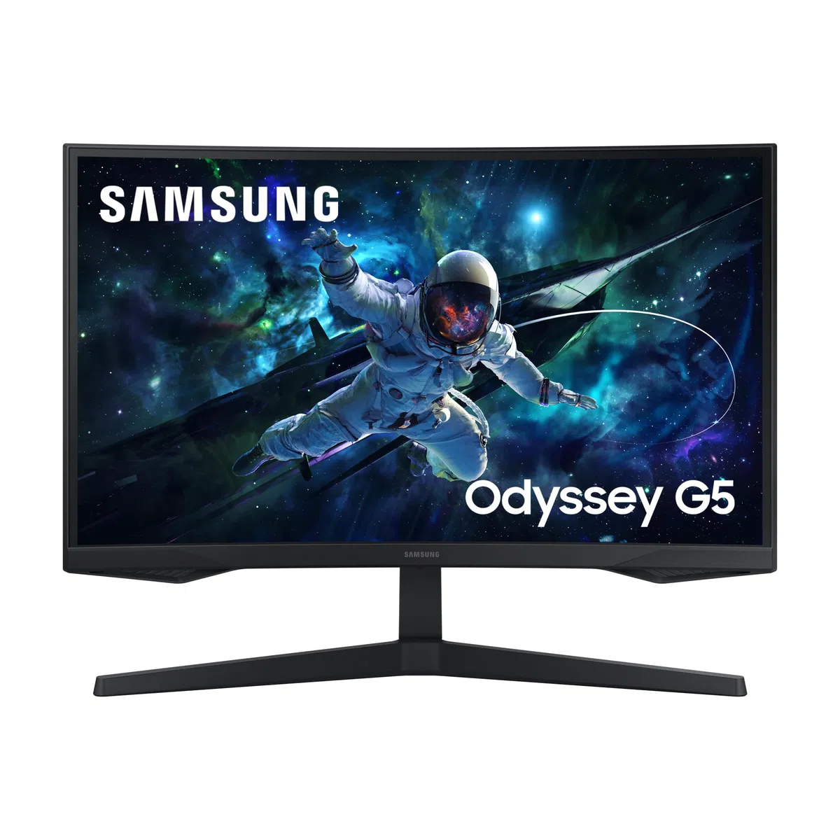 Samsung Ecran PC Odyssey G55C 27’’, 165Hz , 1ms, Dalle VA Incurvée 1000R, QHD : 2560x1440, 2500:1,HDR10, AMD FreeSync, Auto Source Switch +, Pied Ajustable, DisplayPort, HDMI