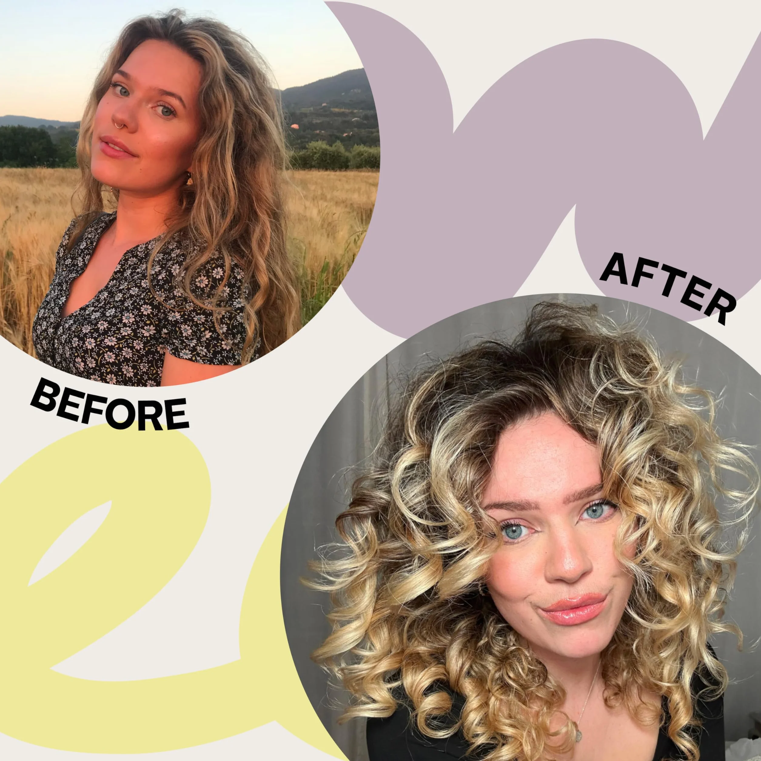 Bali CURLS Styling Heroes Bundle 4 pièces Curl Cream Volume Foam Gel de finition huile de liaison