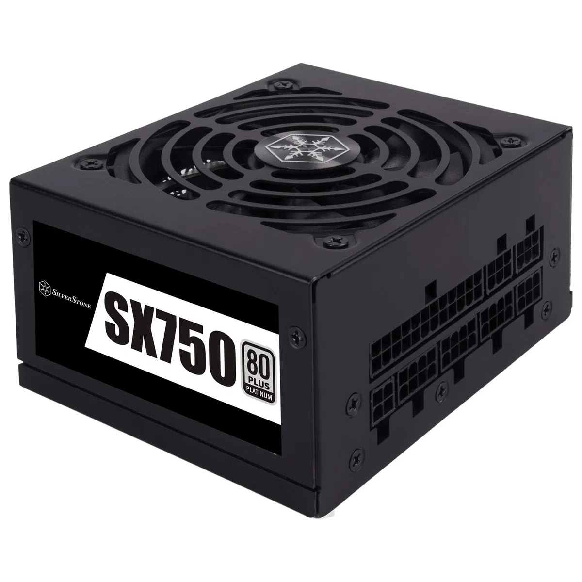 SilverStone Technology SST-SX750-PT - Série SFX, 750W 80 Plus Platine Alimentation PC, Bruit réduit, 92mm