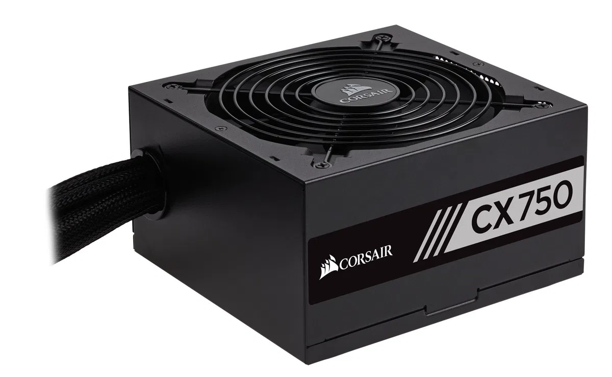 Corsair CX750 750W ATX Noir unité d'alimentation d'énergie - Unités d'alimentation d'énergie (750 W, 100 - 240, 47 - 63, Actif, 130 W, 750 W)
