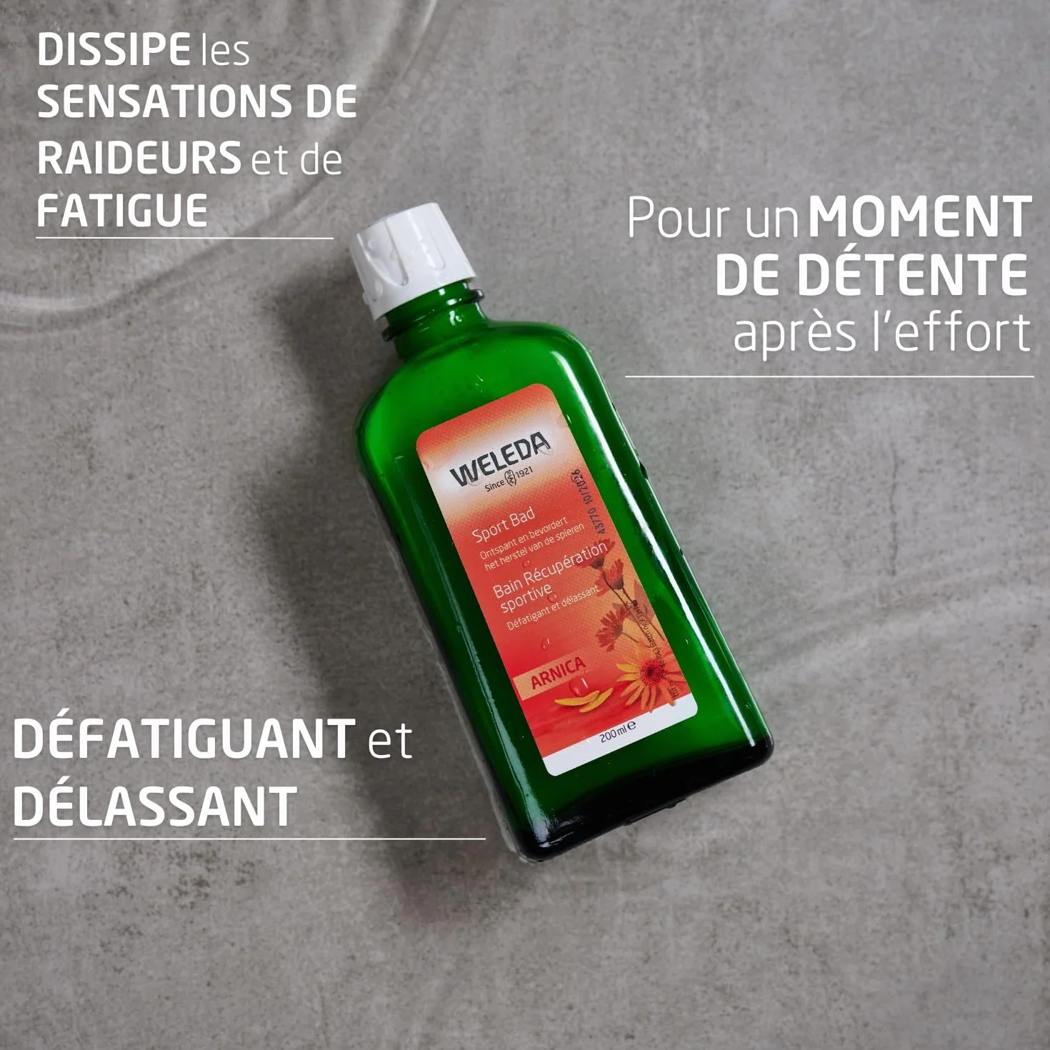 WELEDA Bain Sport à l'Arnica 200 ml Récupération Musculaire Anti-Fatigue