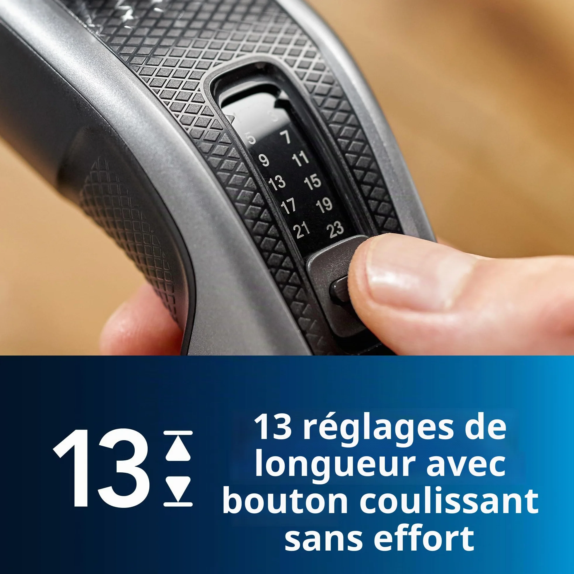 Philips Série 3000 Tondeuse à Cheveux Lavable HC3530/15 Trim-n-Flow