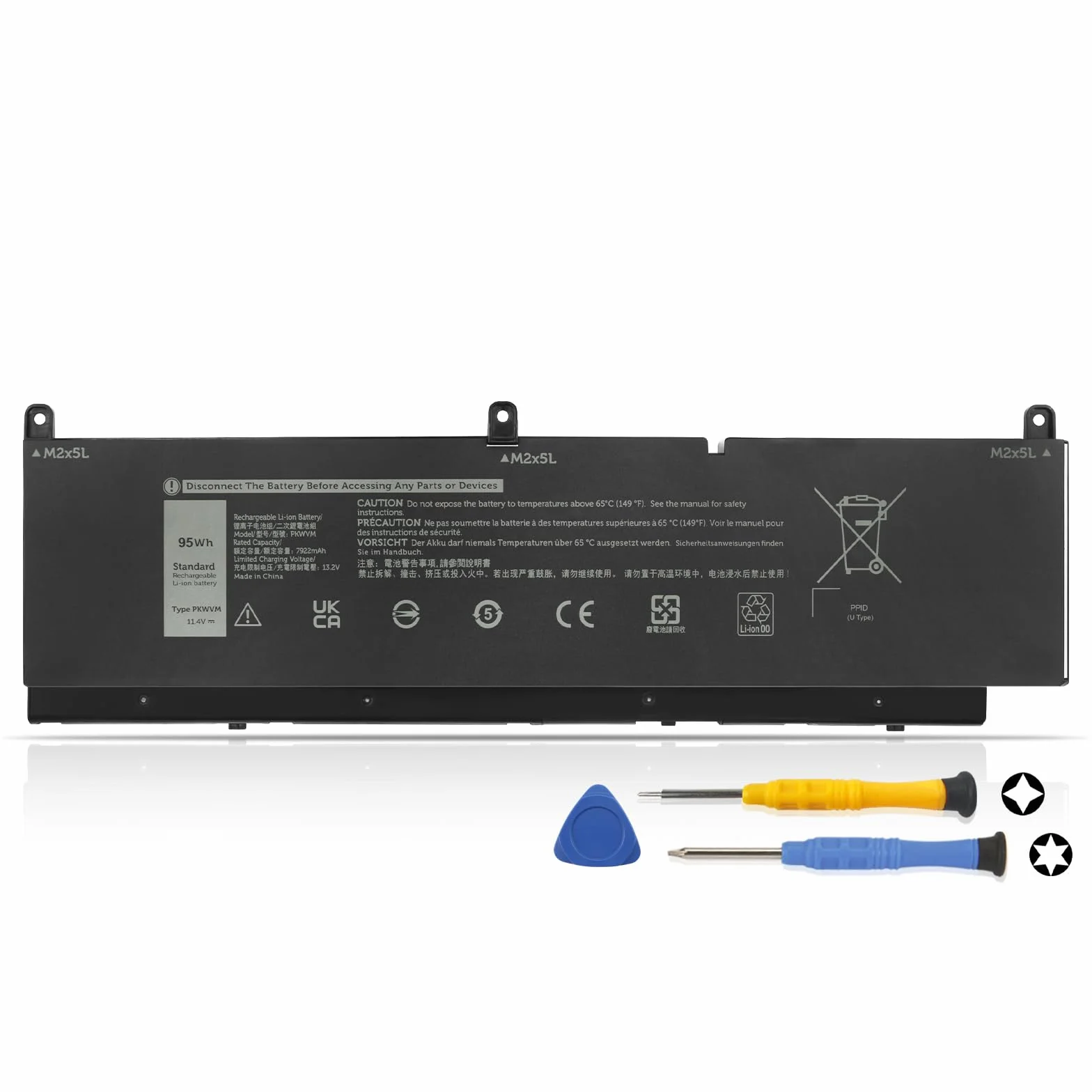 Laptop Batterie Dell Precision 15 7550 7560 17 7750 7760 Mobile Workstation C903V CR72X 447VR 68ND3