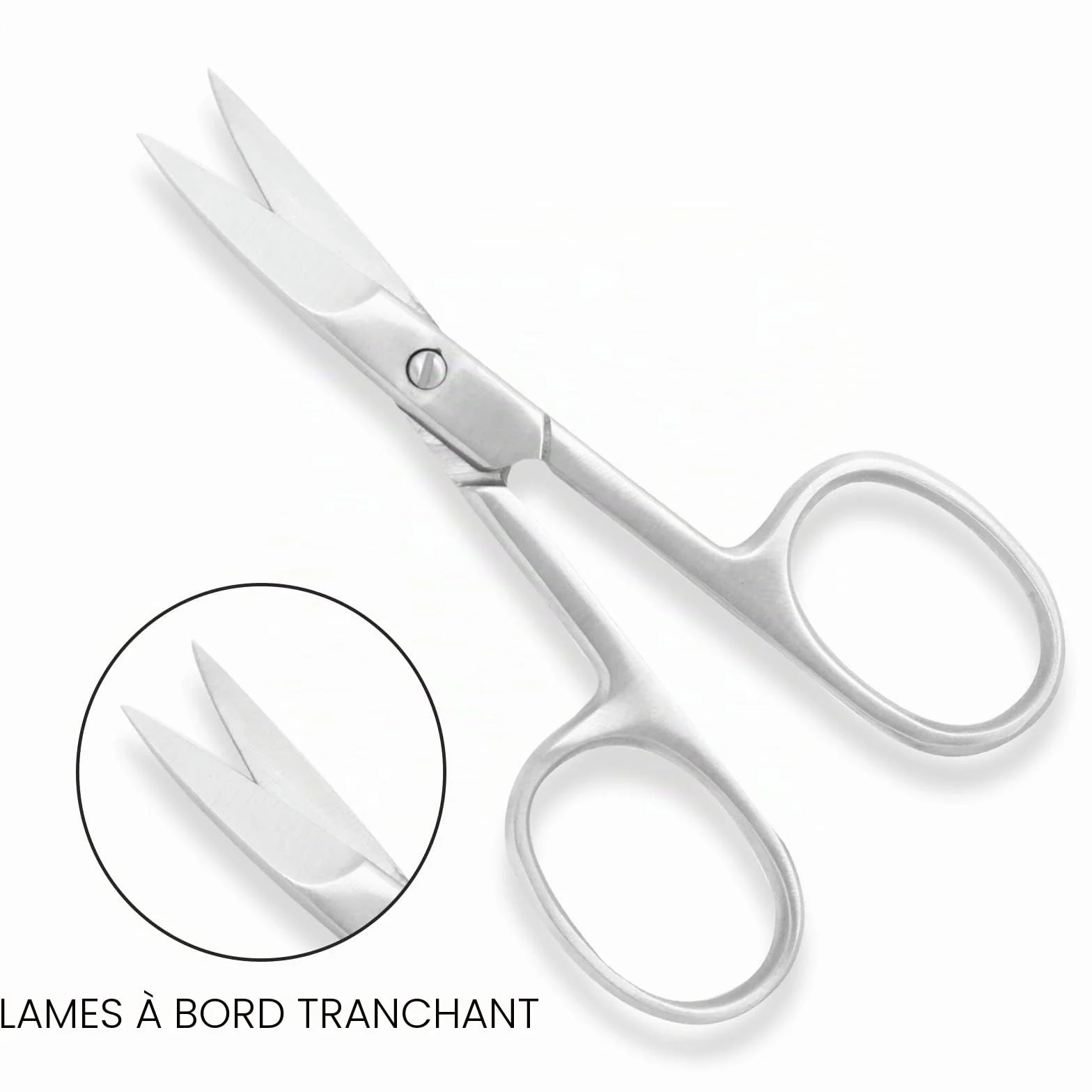 SS INSTRUMENTX Ciseaux à ongles professionnels à lame incurvée pour ongles épais