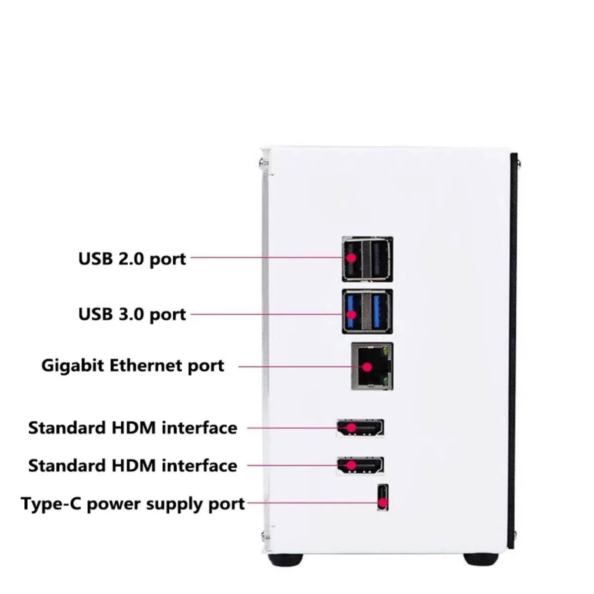 Boîtier de disque dur NVMe PCIe pour 5 boîtiers avec éclairage RVB et systèmes de refroidissement NVMe efficaces