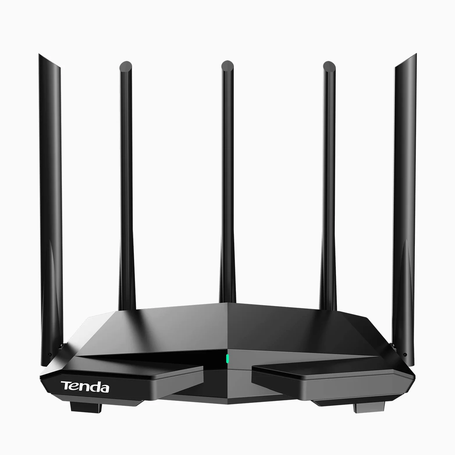 Tenda Routeur WiFi 6 RX1 Pro, Router WiFi AX1500 Bi-Bande, 5 * 6dBi Antennes à Haut Puissance, Large Couverture, Ports Ethernet LAN/WAN sans Configuration, Gestion Intelligente des Visiteurs