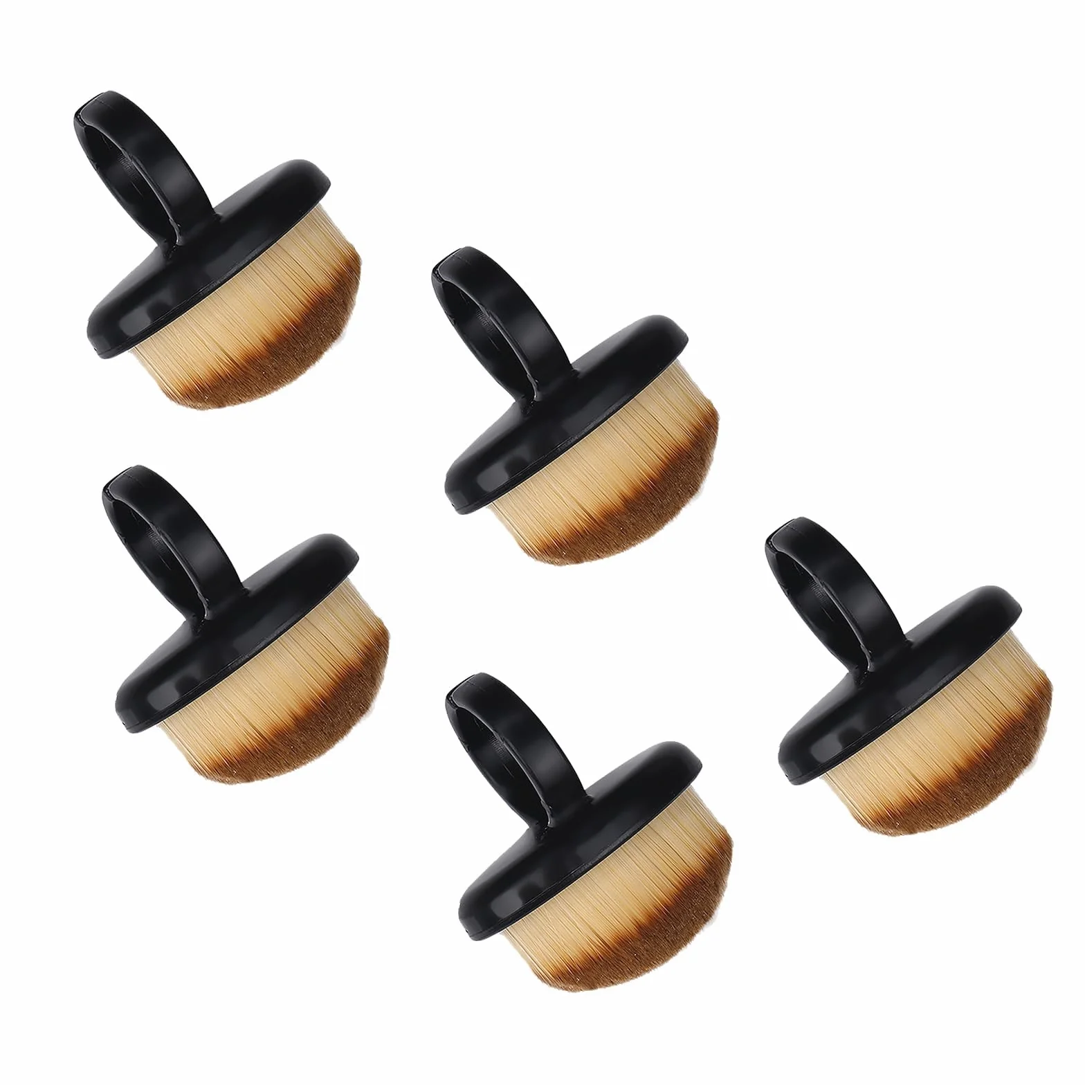 Lot de 5 pinceaux à poussière pour ongles - Pinceau de manucure
