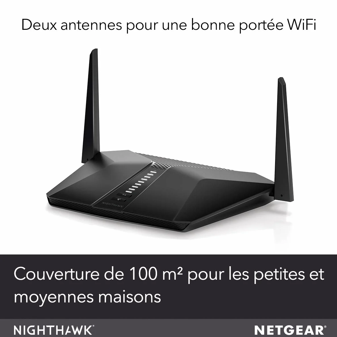 NETGEAR RAX40-100PES Routeur Nighthawk AX4 WiFi 6-Stream AX3000