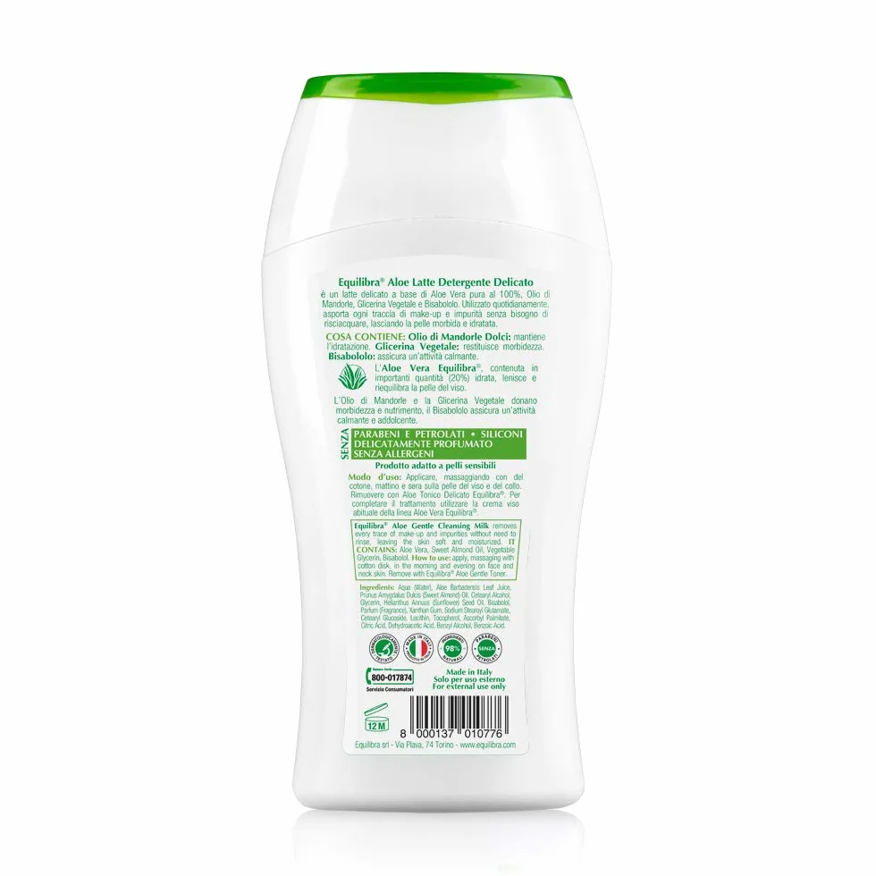 Lait Demaquillant Delicato Aloe 200 ml