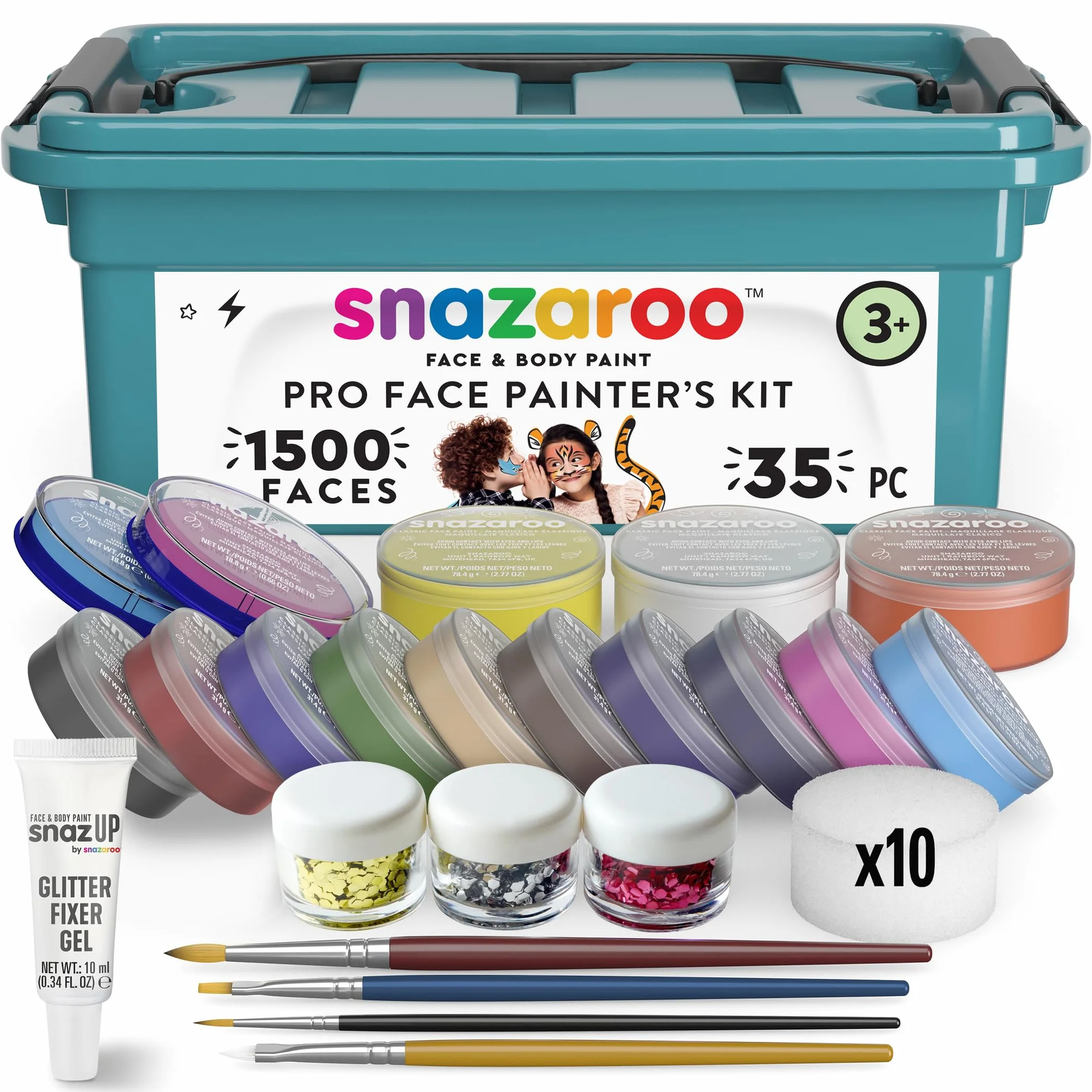 Mallette de Maquillage Professionnelle SNAZAROO pour Maquiller Jusqu'à 1500 Visages