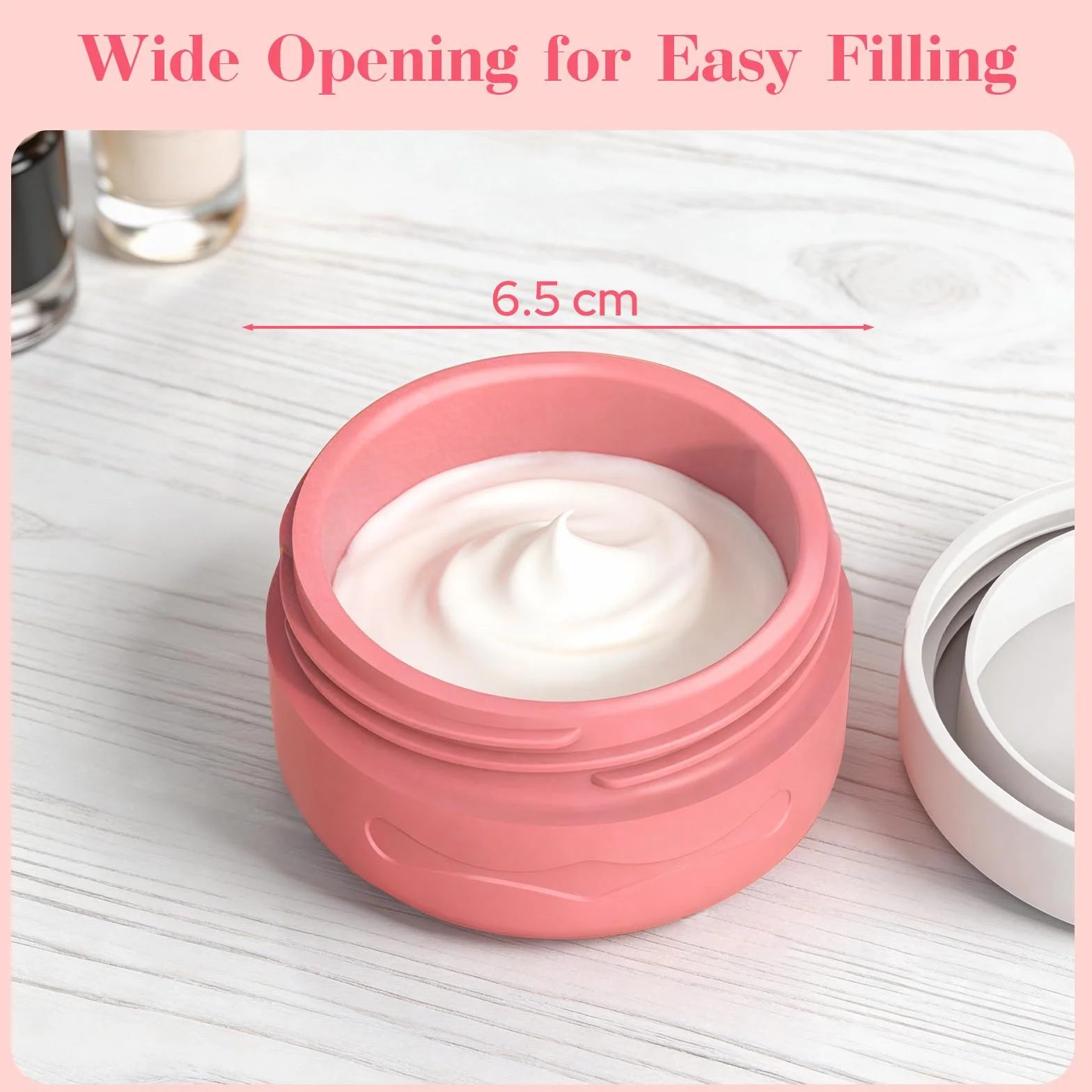 Lot de 4 Flacon Voyage 40ml, Récipients de Voyage Silicone Anti-fuite Approuvé TSA pour Cosmétique