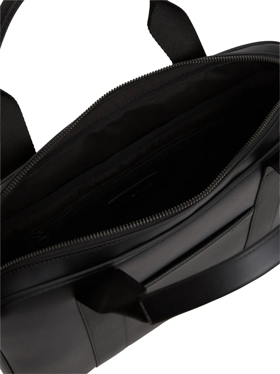 Tommy Hilfiger Men Th Foundation AM0AM14727 Sac d'ordinateur Noir Taille unique