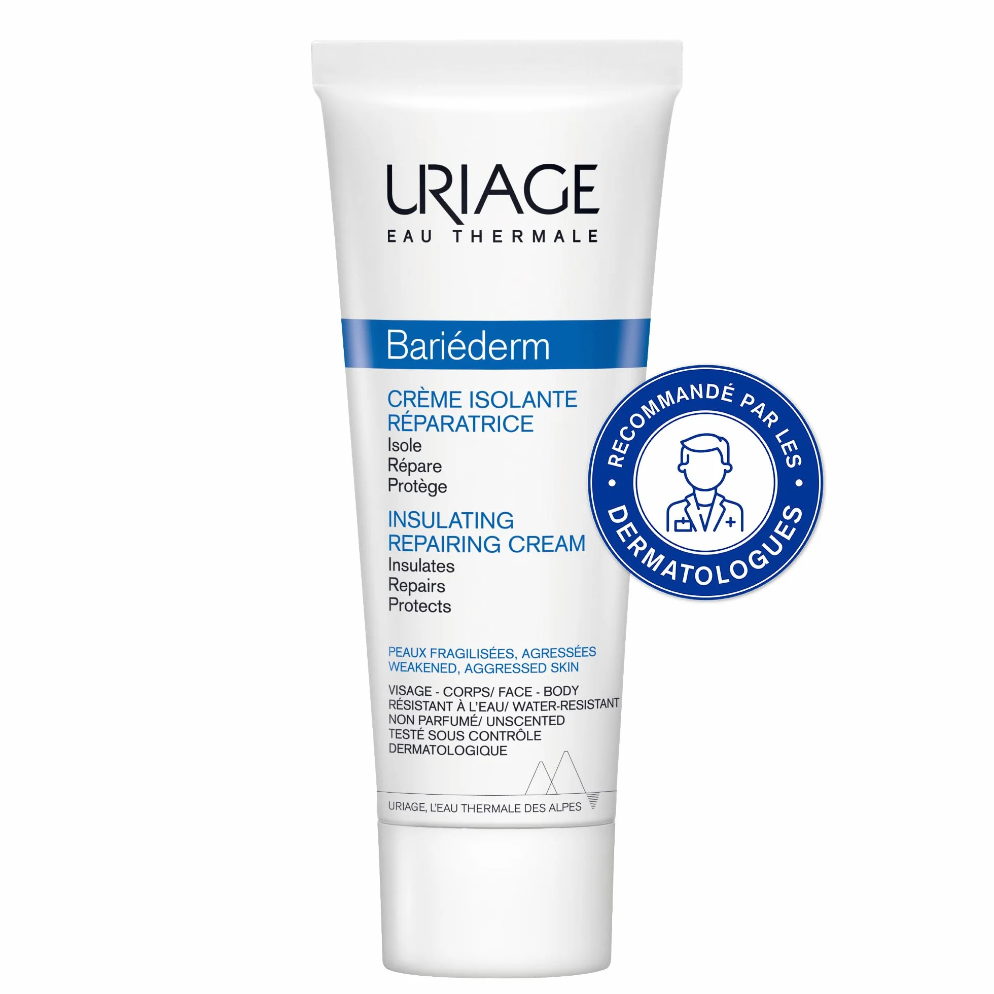 Uriage Bariederm Crème Isolante Réparatrice Peaux Fragilisées Effet Bouclier 1L
