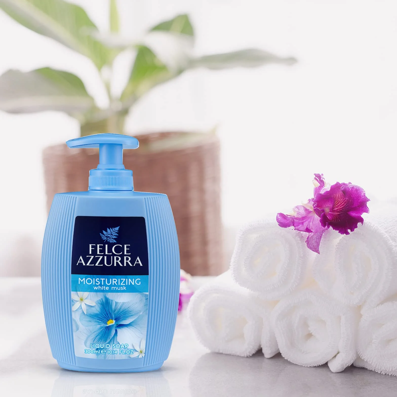 FELCE AZZURA 300 Fern Savon liquide Musc Blanc