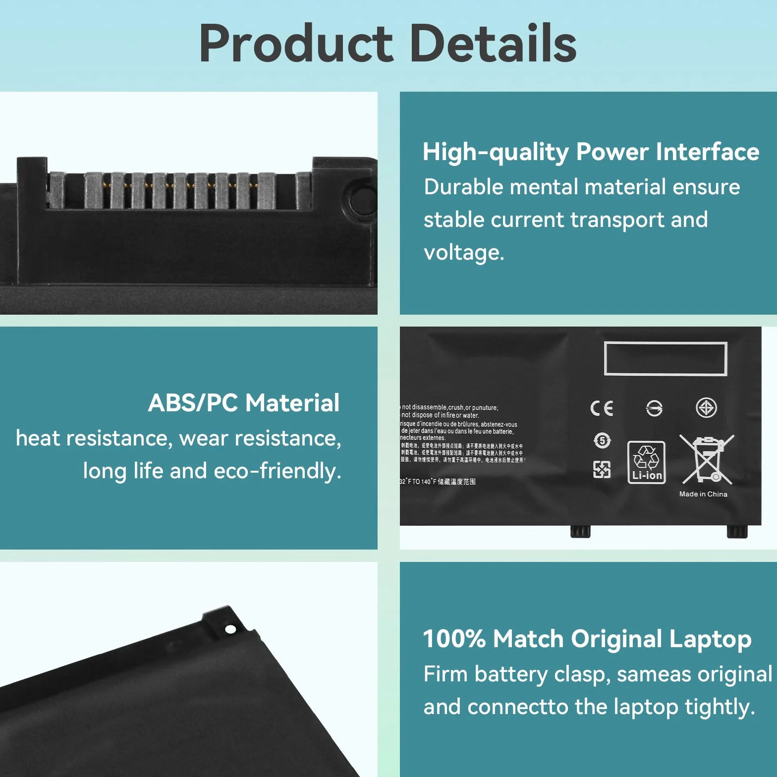 Batterie pour HP Omen 15-ce0xx 15-dc0xxx 15-dc1xxx Pavilion 15-cb0xx ZBook 15v G5 917724-855