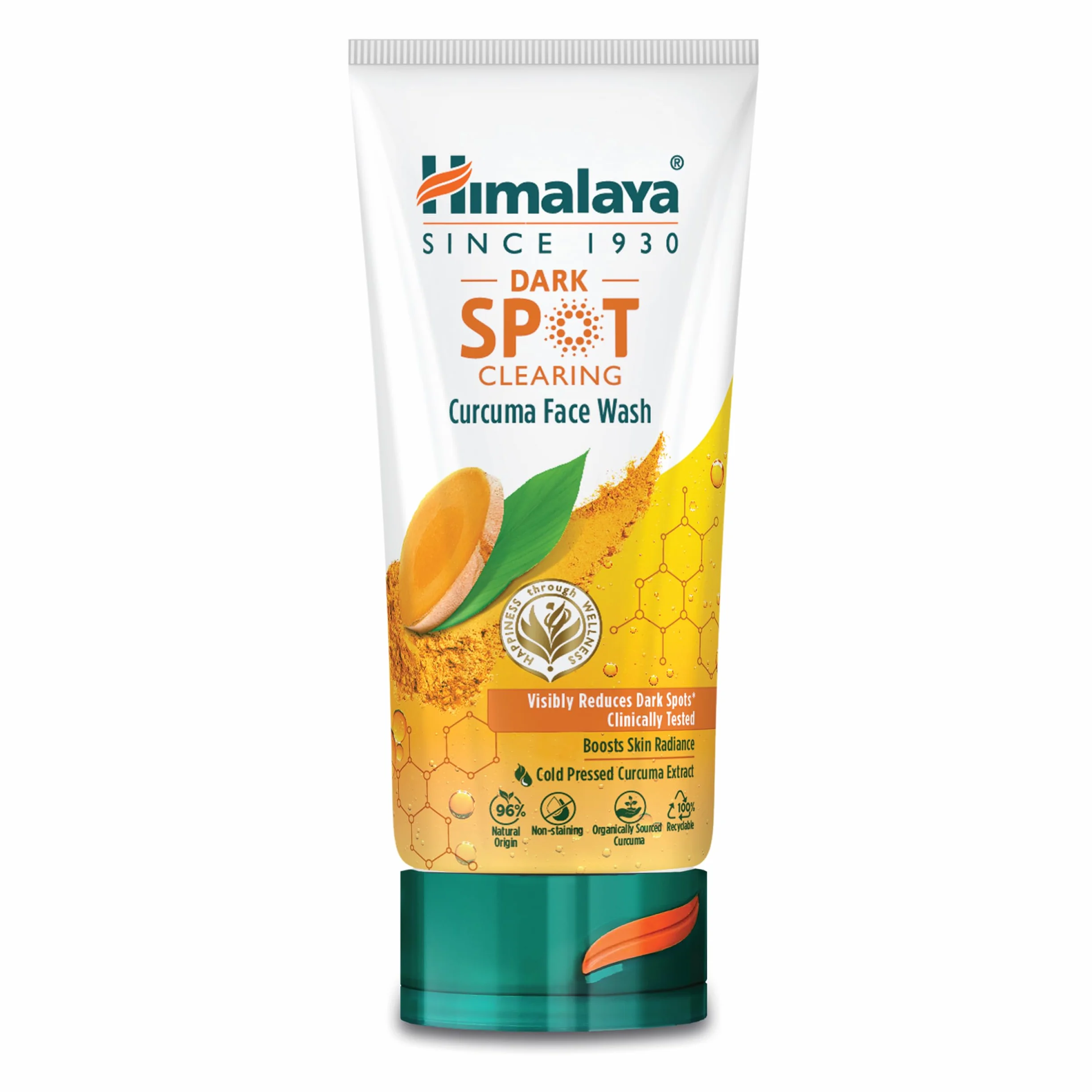 Himalaya Dark Spot Clearing Curcuma Nettoyant visage 150 ml