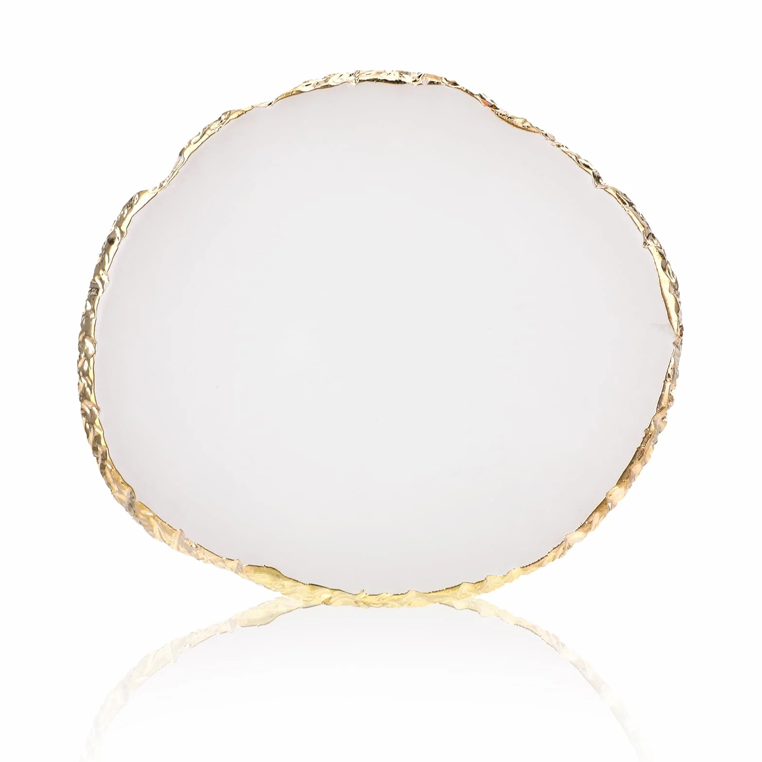 Palette de manucure peinte en résine pour nail art des ongles - Palette de maquillage pour ongles (blanc)