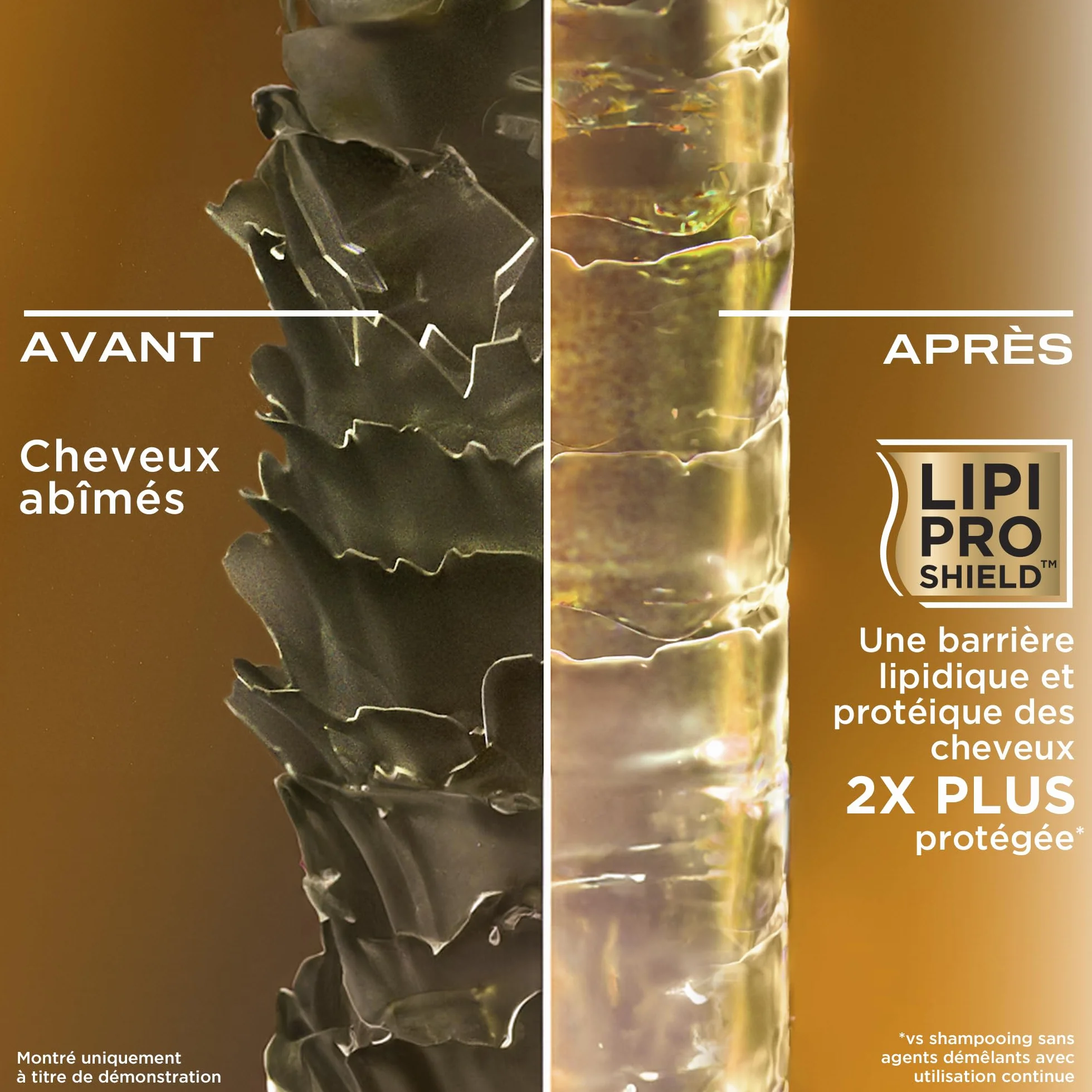 OGX Shampoing Brazilian Keratin Therapy 385 ml – Shampooing Lissant à la Kératine Brésilienne Sans Parabène Sans Sulfates