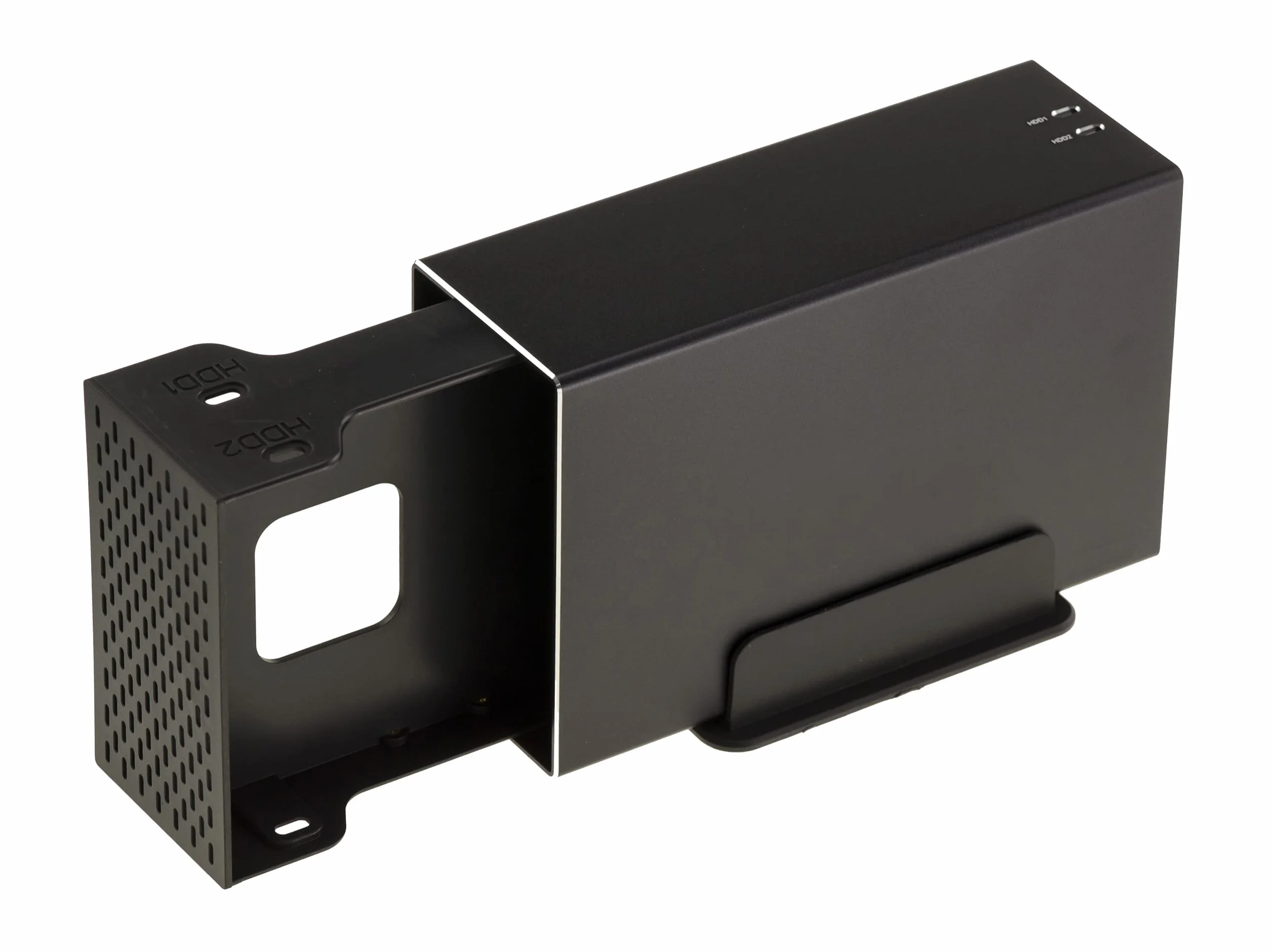 KALEA-INFORMATIQUE Boîtier Raid USB 3.0 pour 2 disques SATA | Boîtier baie USB 3.0 5 Gbit/s pour deux disques SATA, capacité jusqu'à 32 To et RAID matériel 0/1/0+1.