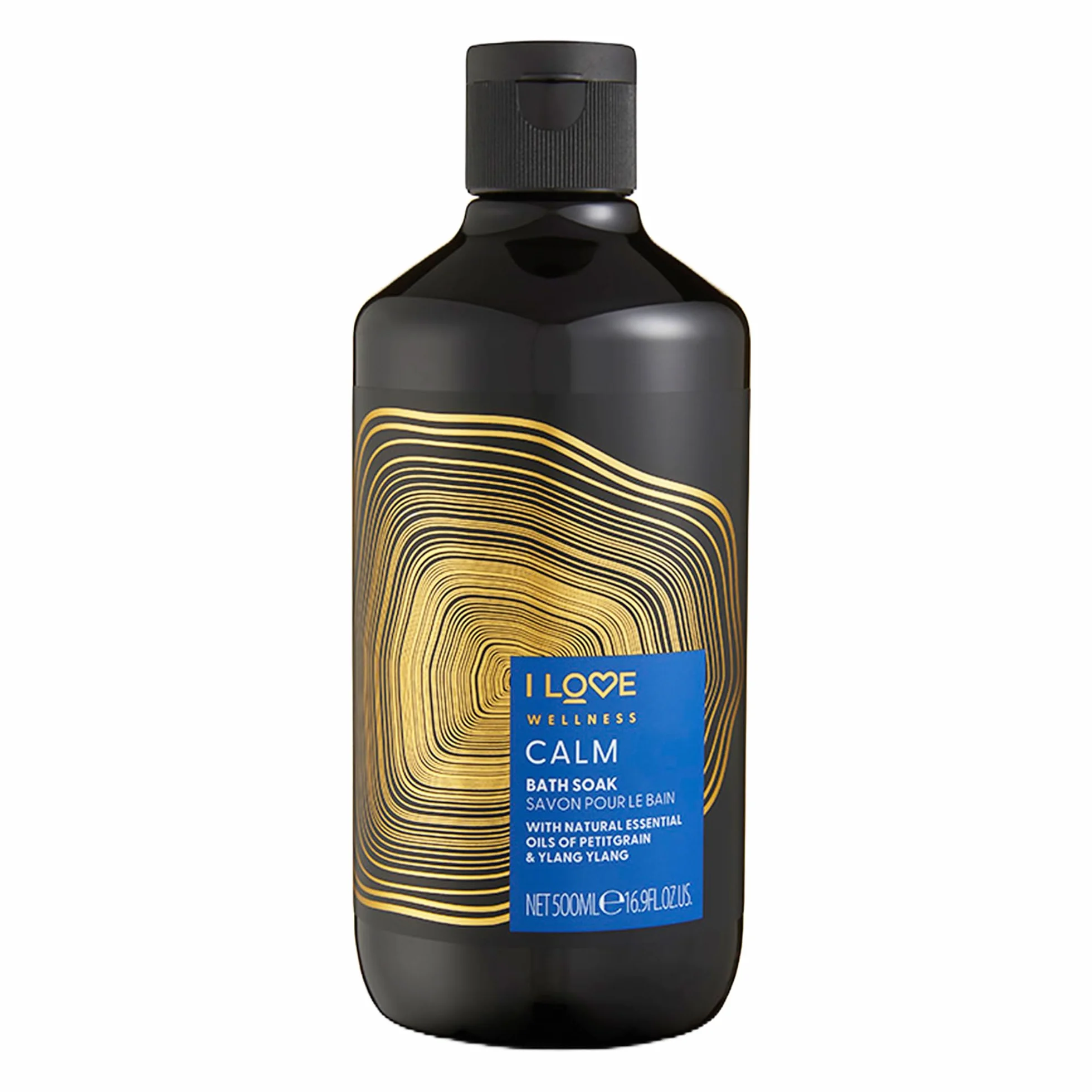 I Love Wellness CALM Bath Soak with Petitgrain & Ylang Ylang Essential Oils 500ml