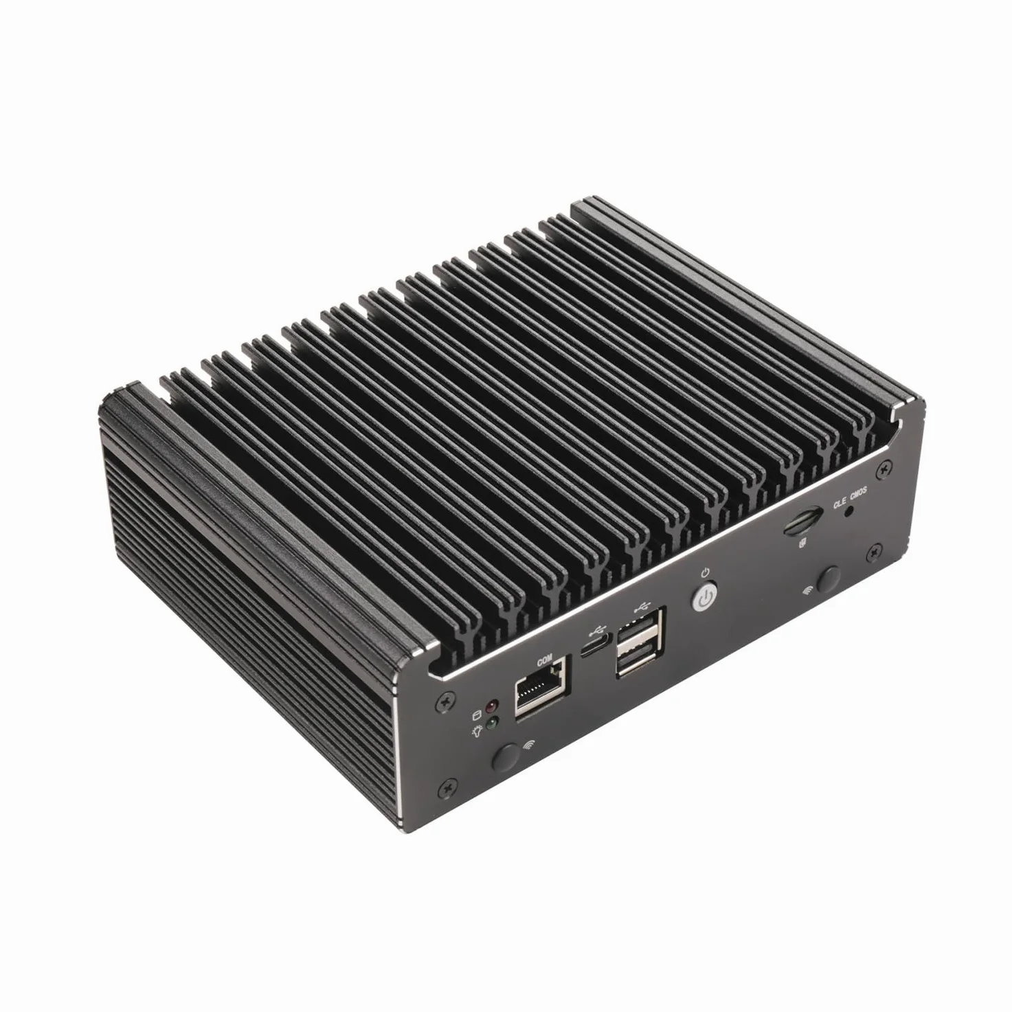 Micro Firewall Appliance, Mini PC, PFSense, Mikrotik, OPNsense, VPN, Router PC, Pentium Gold 4417U, RS52, 4 x 2.5GbE LAN, COM, Type-C, HDMI, DP, SIM Slot, 0 RAM, 0 Storage, Barebone No System