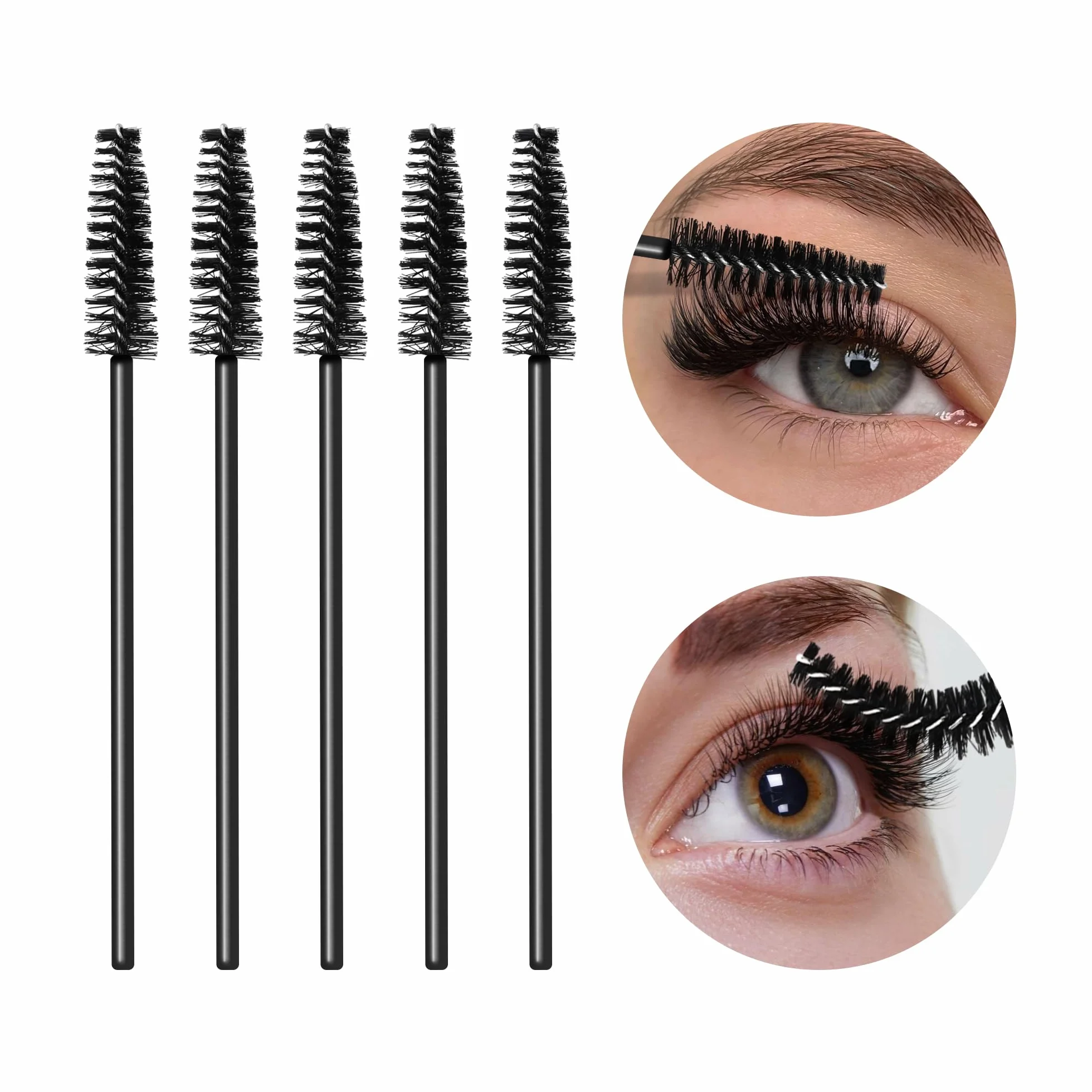 Brosse Cils Réutilisable Lavable 200 Pcs Micro Brosse Maquillage Extension Cil
