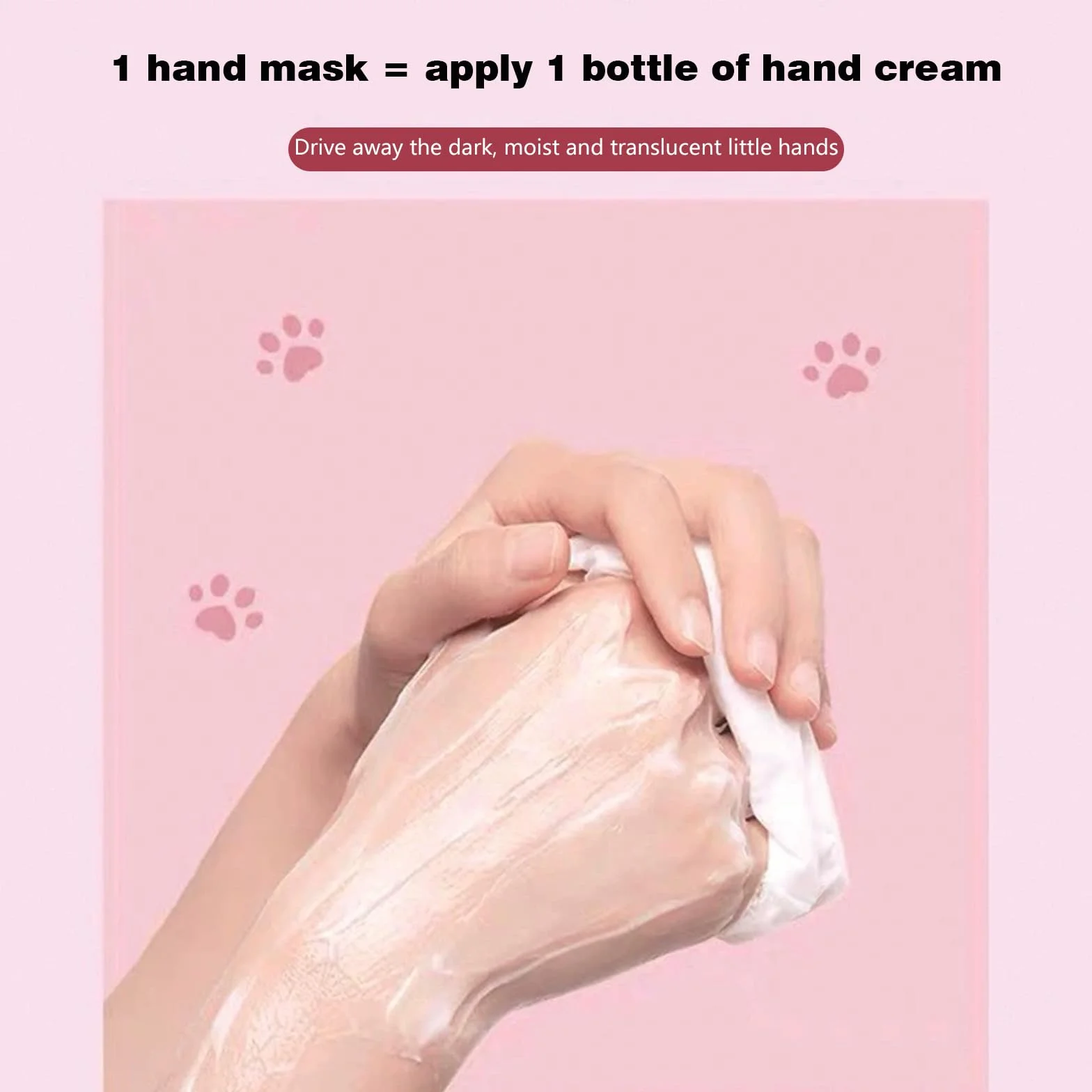 Gants Hydratants Pour Les Mains Masque De Soin Niacinamide Rose 5PCS
